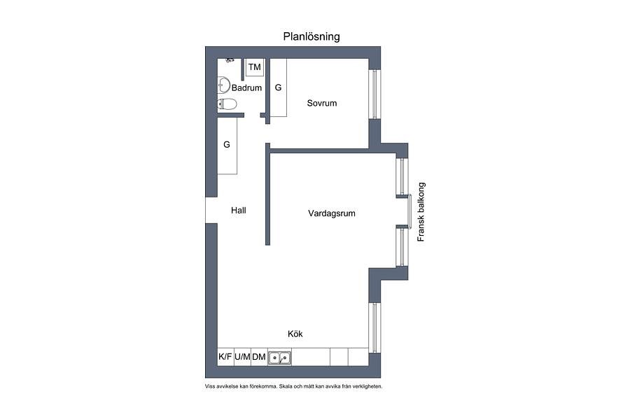 Lågupplöst Planritning Västmannagatan 44, 2 tr
