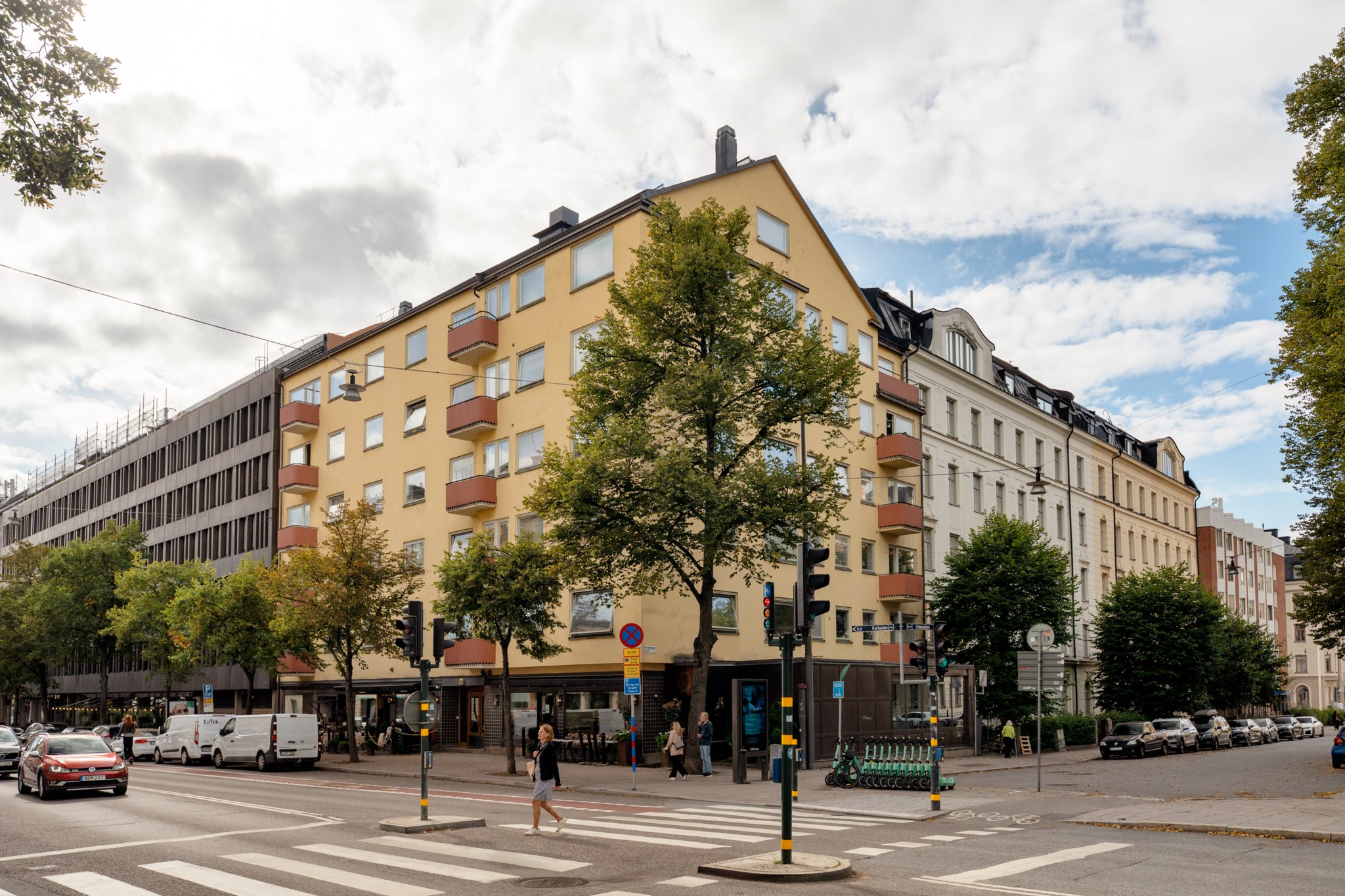 Fasad Sturegatan 19, 4 tr