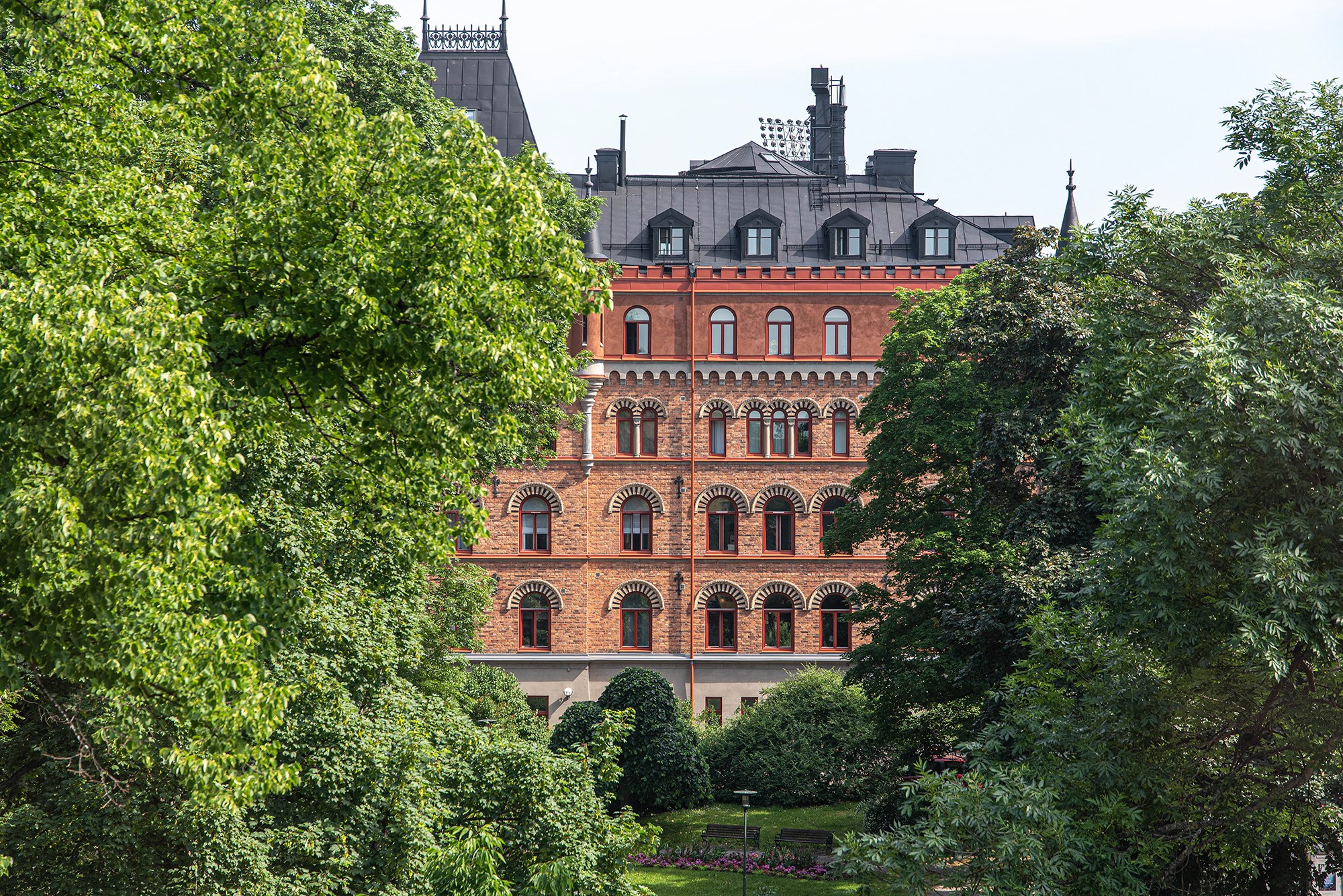 Utsikt från sovrum Sturegatan 19, 4 tr