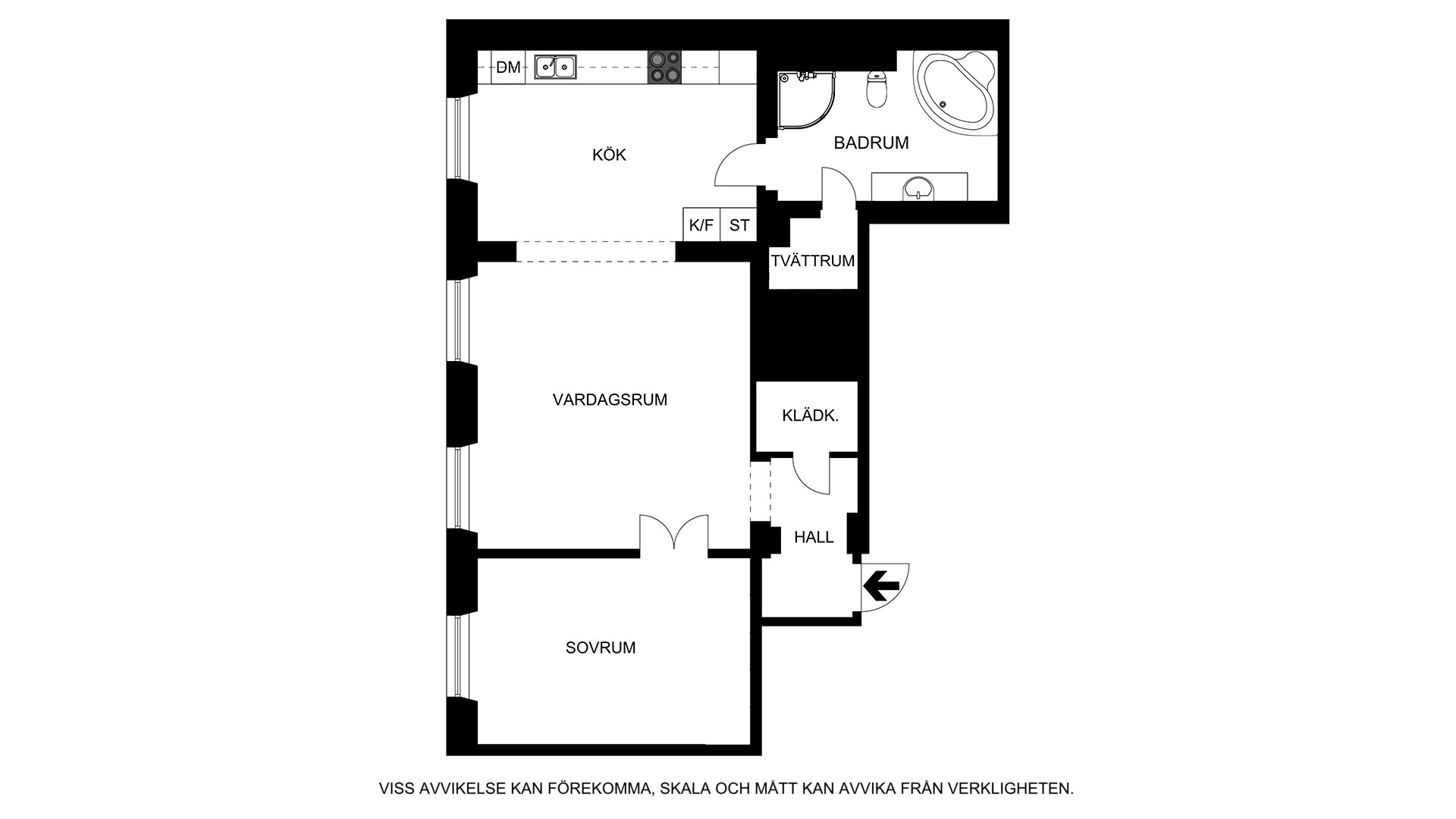 Planritning Karlbergsvägen 14