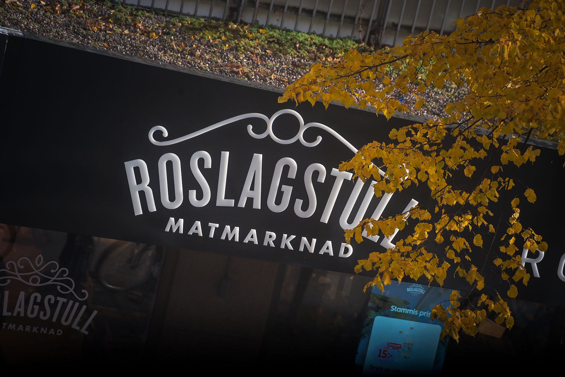 Granne med Roslagstull matmarknad Birger Jarlsgatan 103A