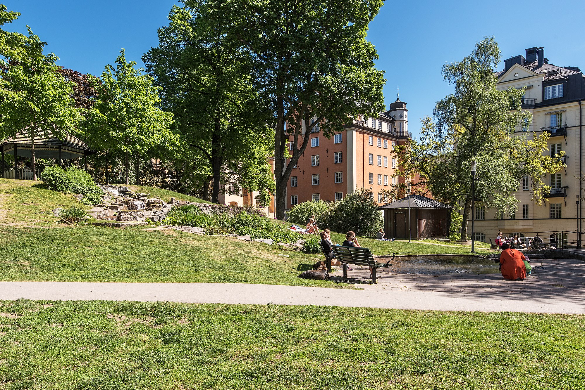 Underbara Tegrnérlunden Tegnérgatan 48