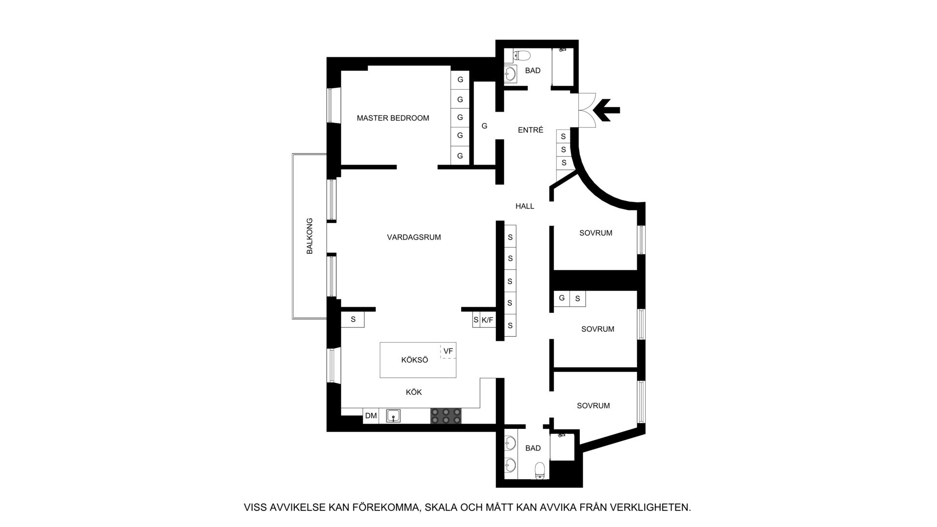 Alternativ Planritning Valhallavägen 56, 5tr