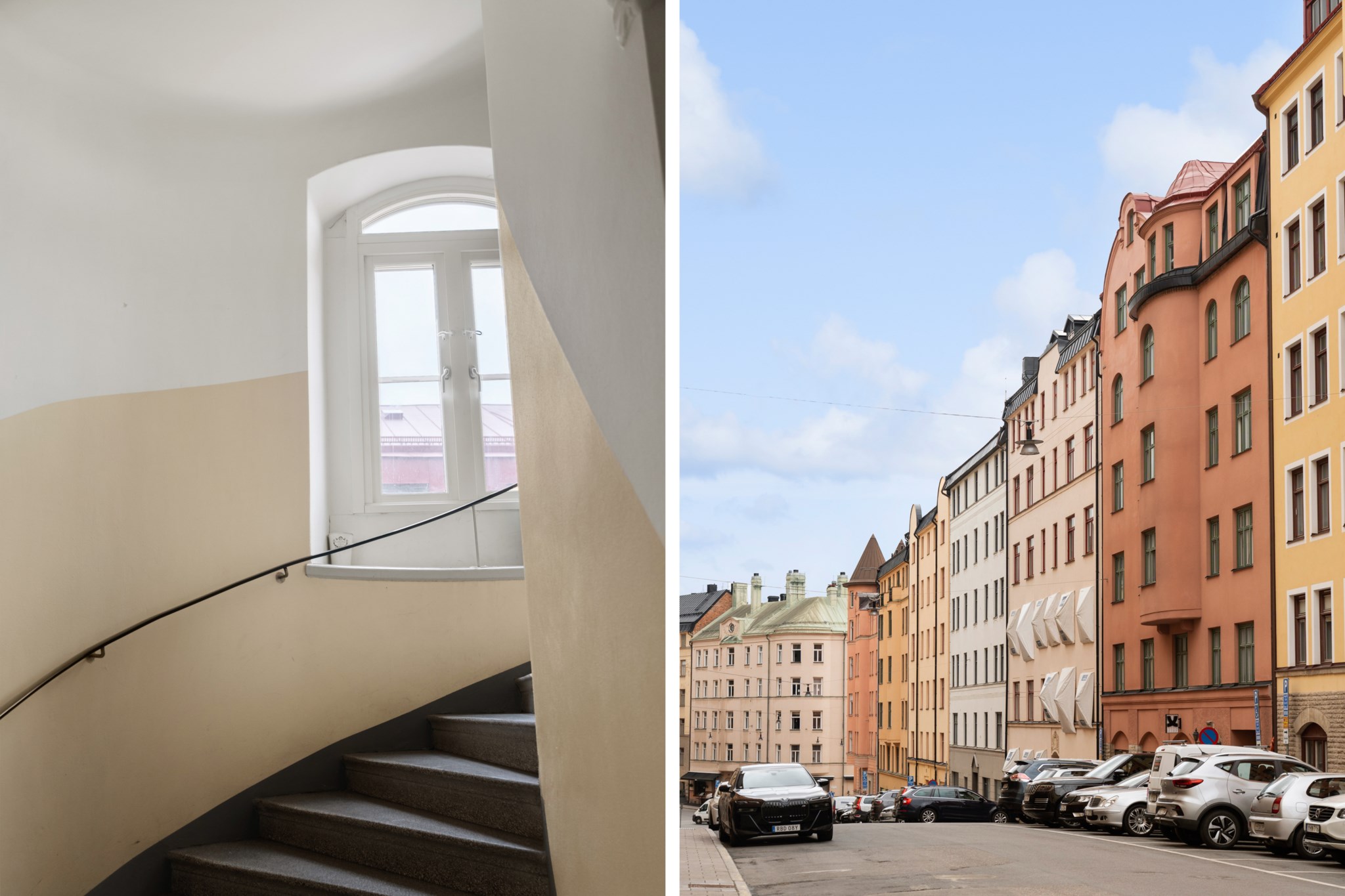 Trapphus och fasad Tomtebogatan 39, 3tr
