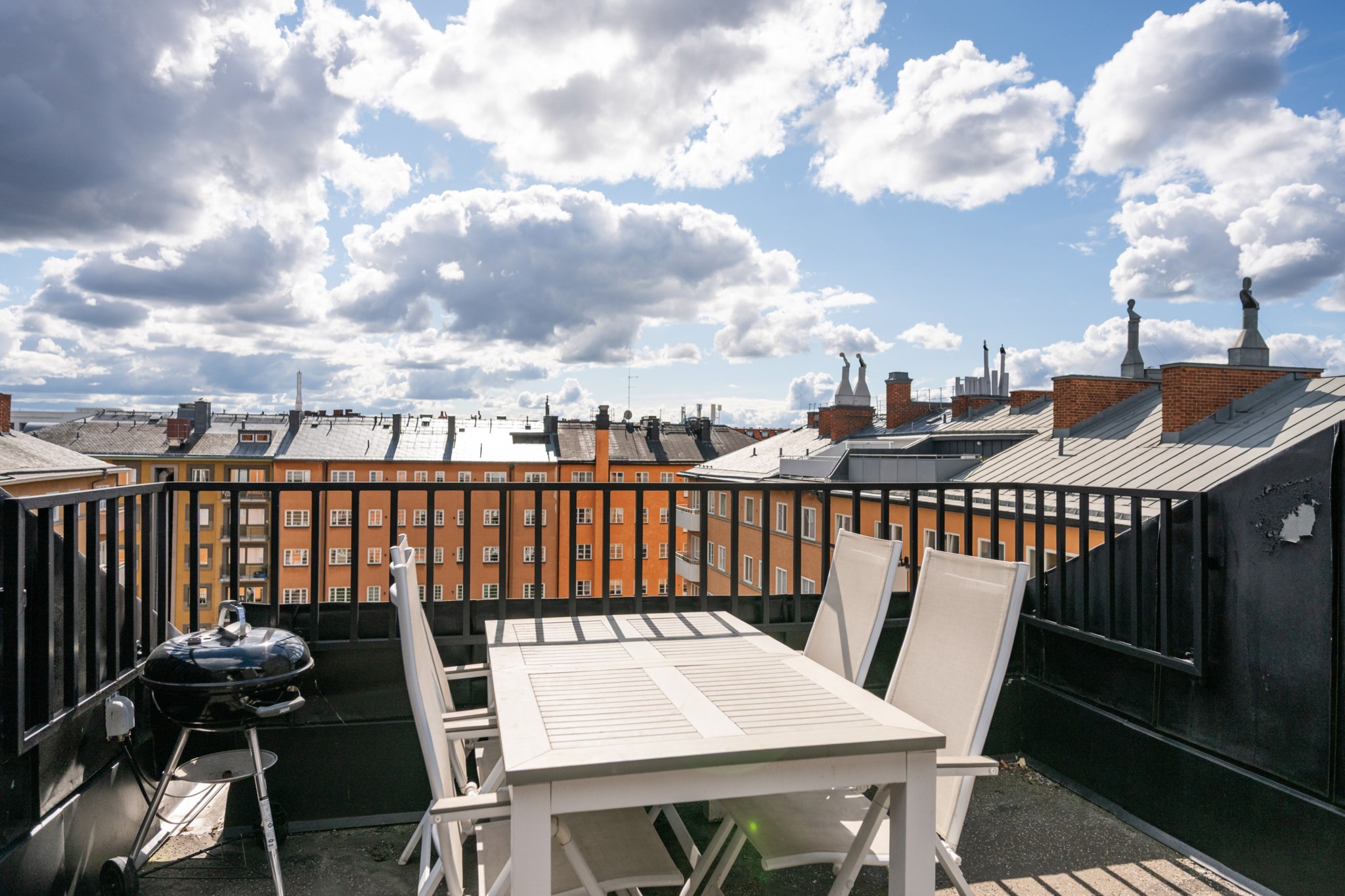 Föreningens gemensamma takterrass Strindbergsgatan 44