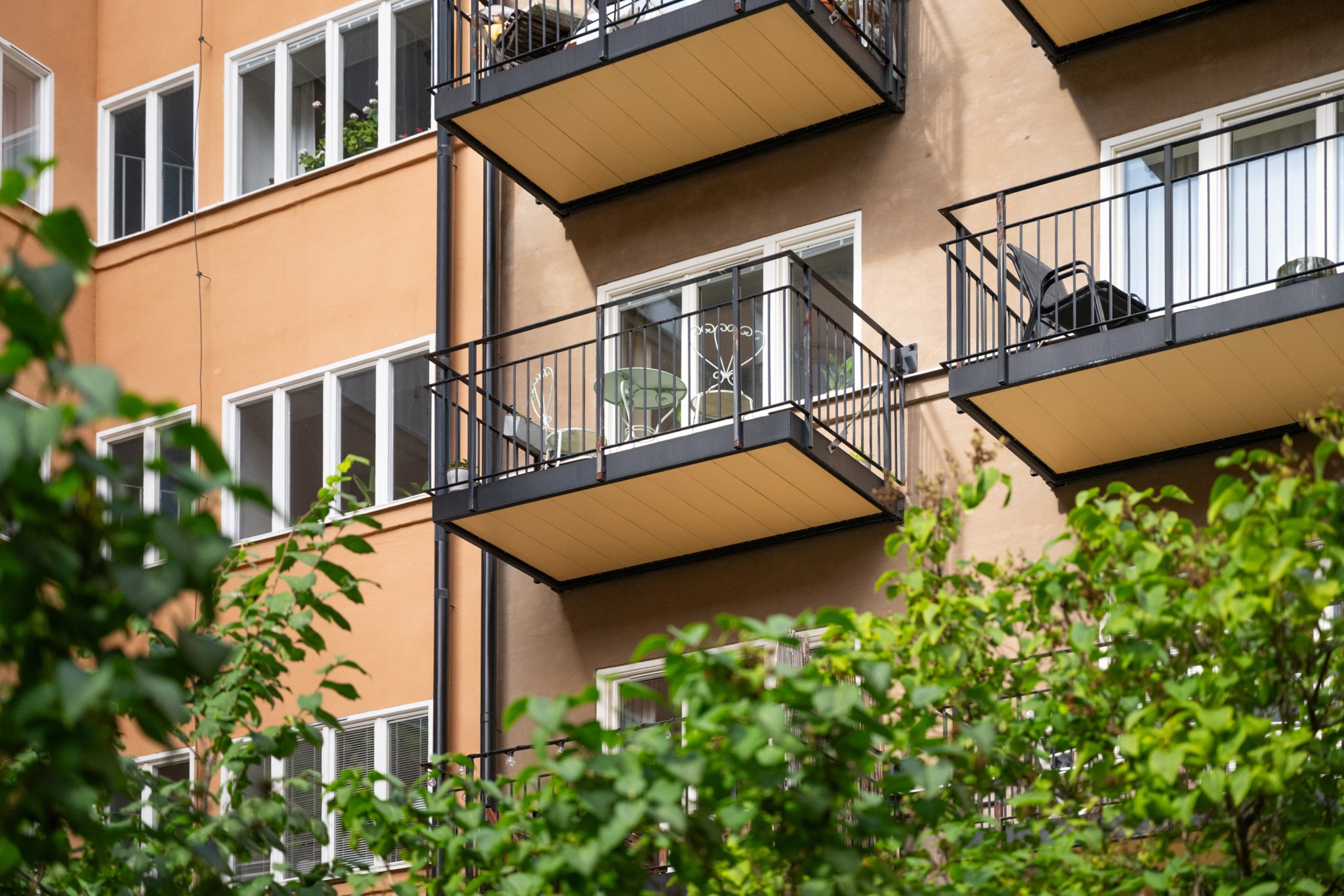 Balkong Strindbergsgatan 44