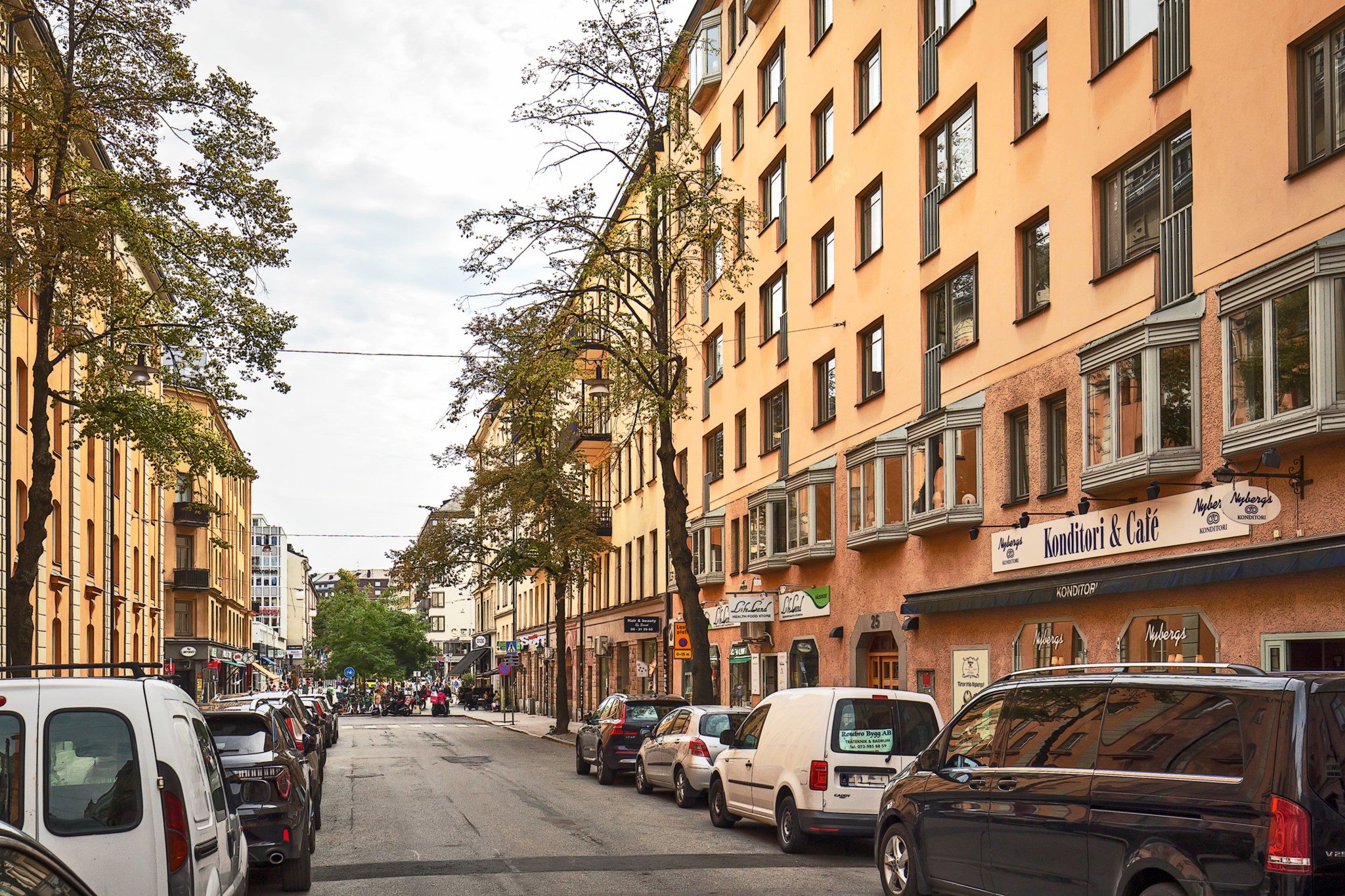 Fasad Norrtullsgatan 25E, 3 tr