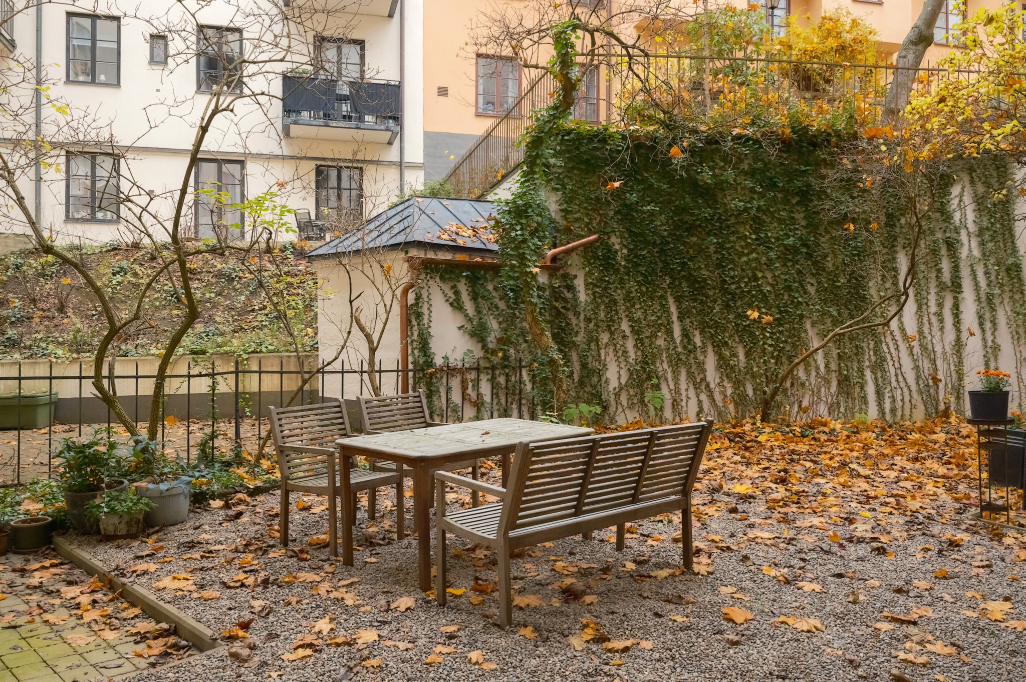 Föreningens innergård Runebergsgatan 9, 3tr