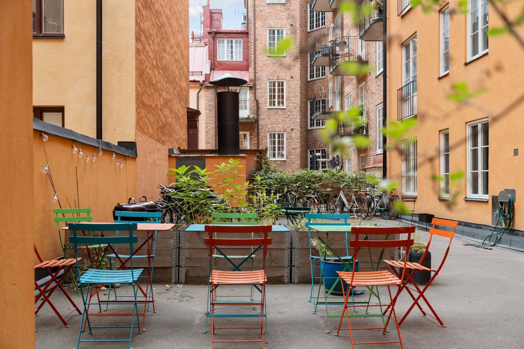 Föreningens innergård Döbelnsgatan 57, 4 tr