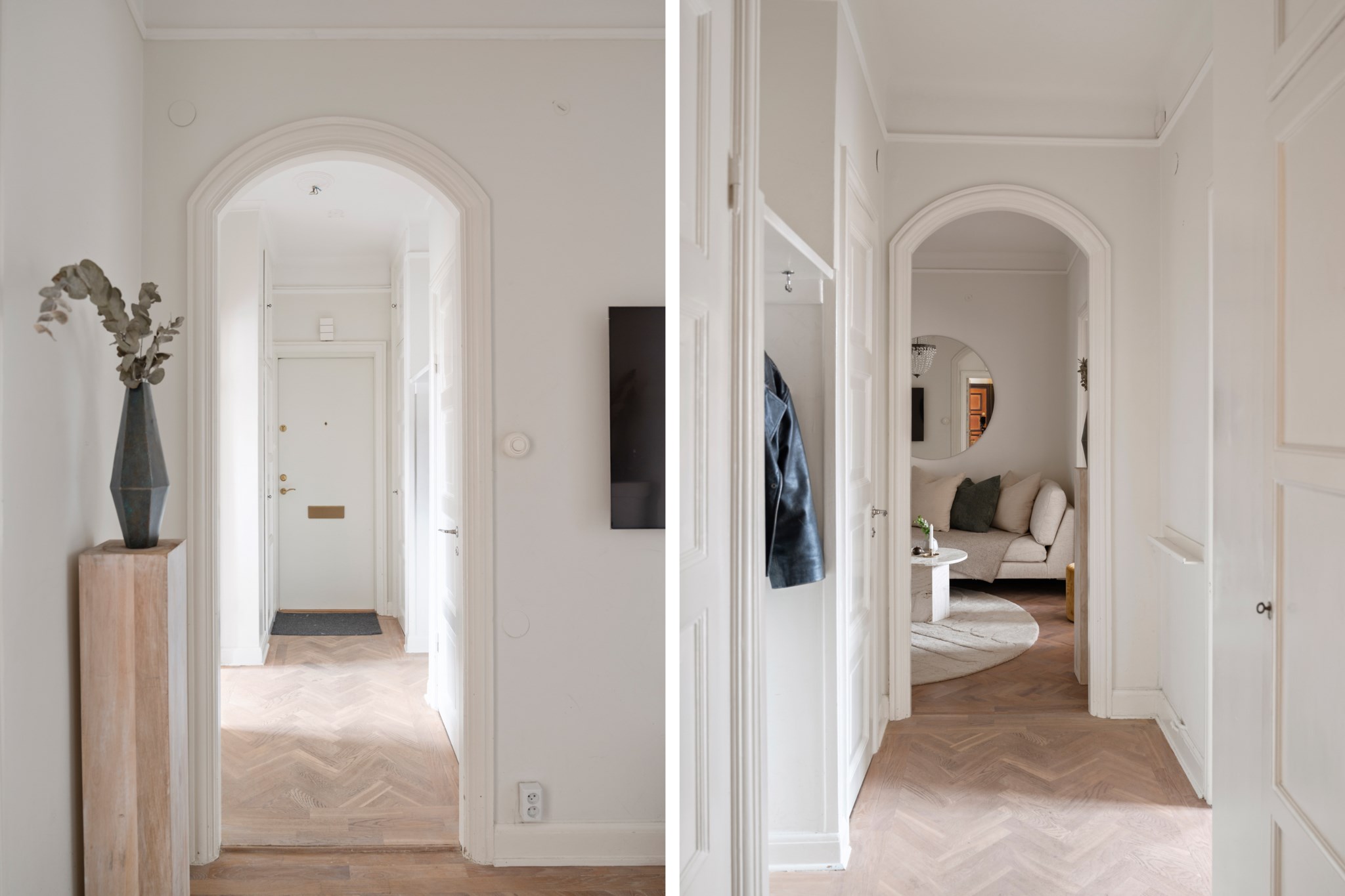Hall med fina originaldetaljer Döbelnsgatan 57, 4 tr