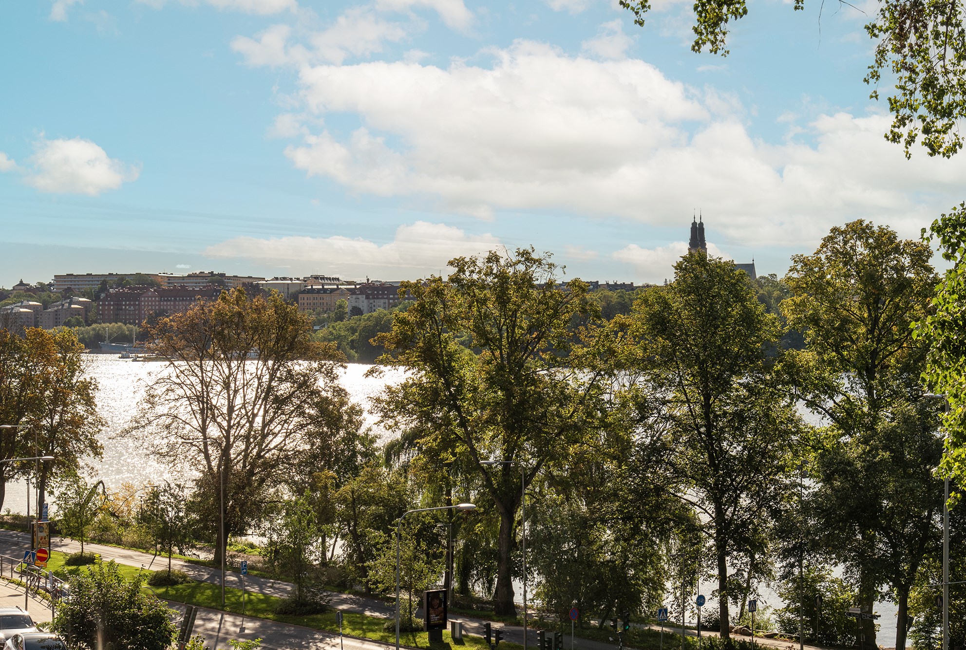 Vacker vy mot Riddarfjärden Norr Mälarstrand 86, 3 tr