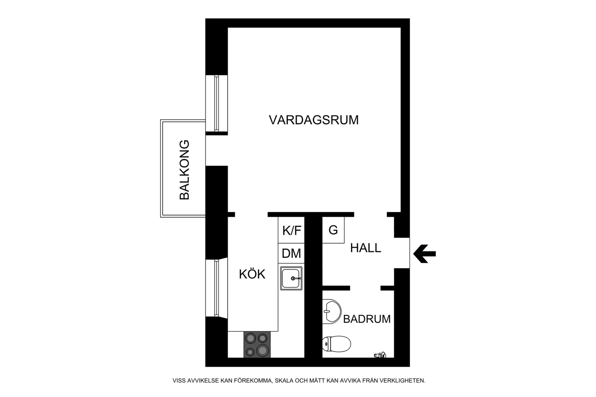 Planritning (ej skalenlig, avvikelser kan förekomma) Norrtullsgatan 38
