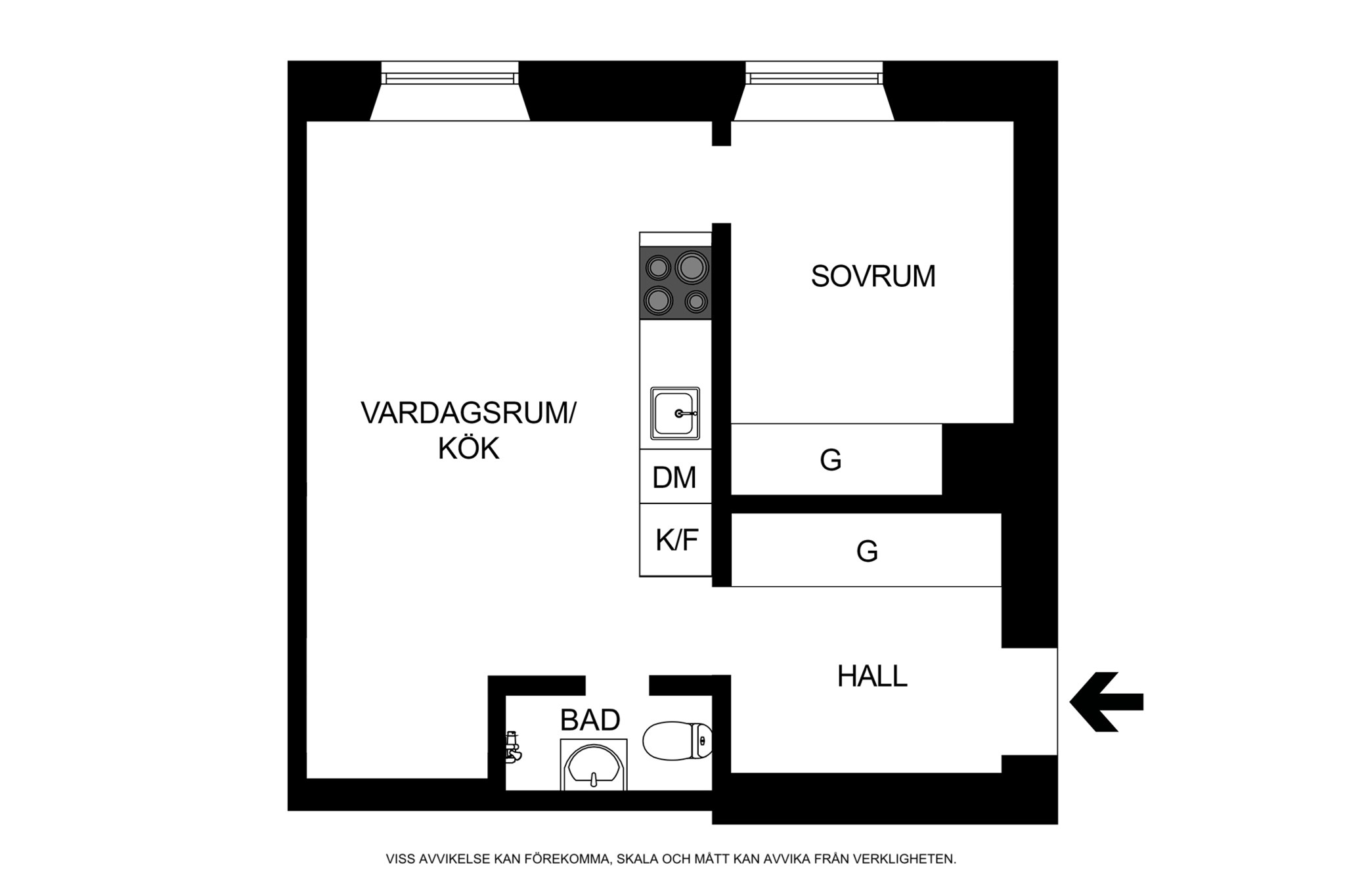 Alternativ planritning (alternativ planlösning är ej avstämd med föreningens styrelse) Creutzgatan 1, 3tr