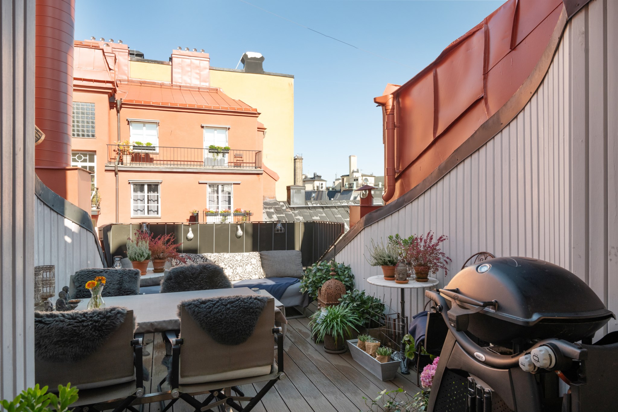 Privat terrass om ca 15 kvm Regeringsgatan 76, 3 tr