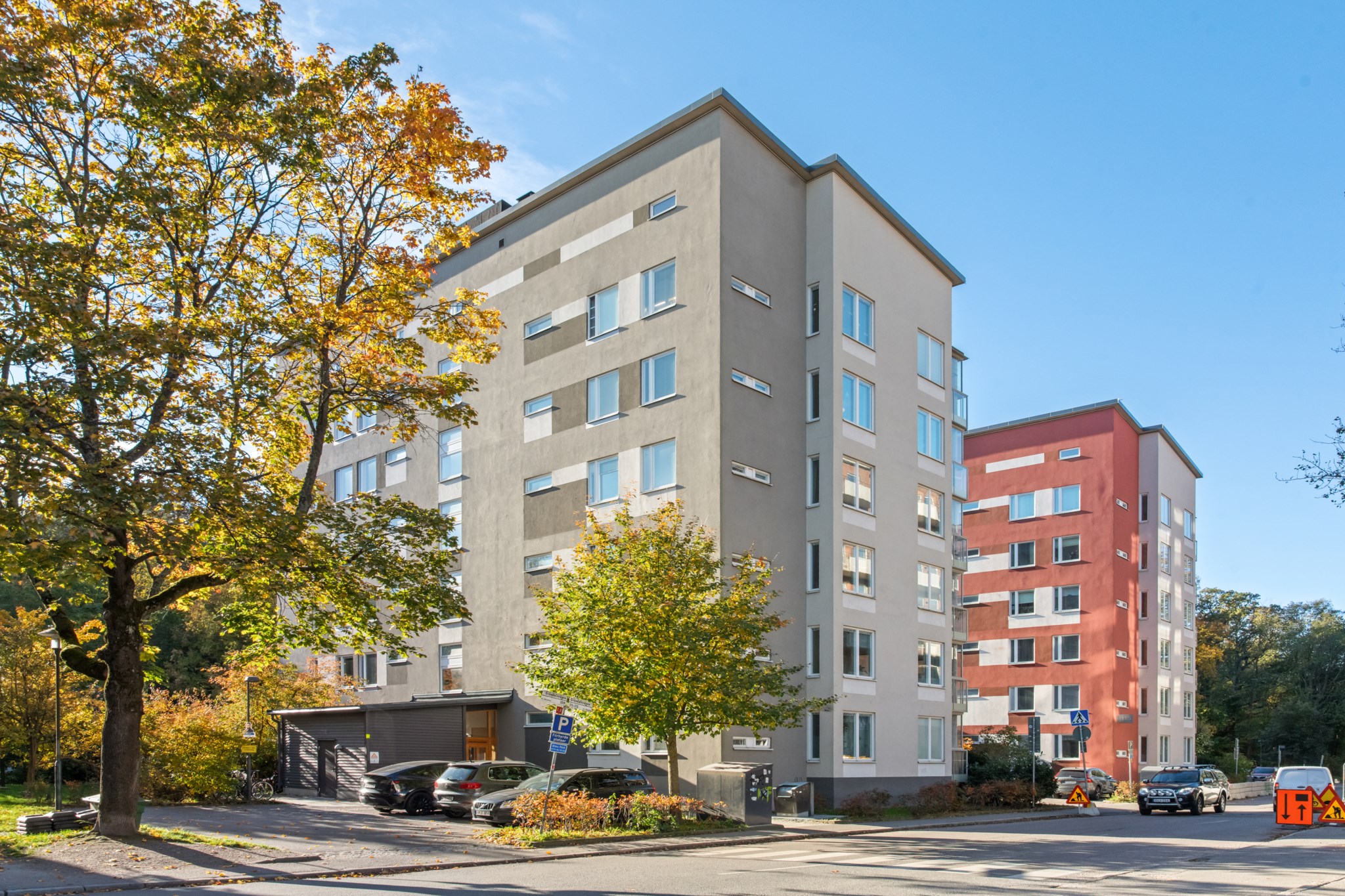 Fasad Gröndalsvägen 111, 6 tr