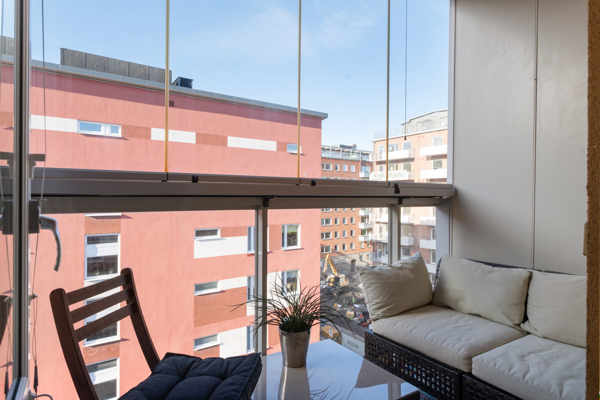 Balkong med plats för möblemang Gröndalsvägen 111, 6 tr