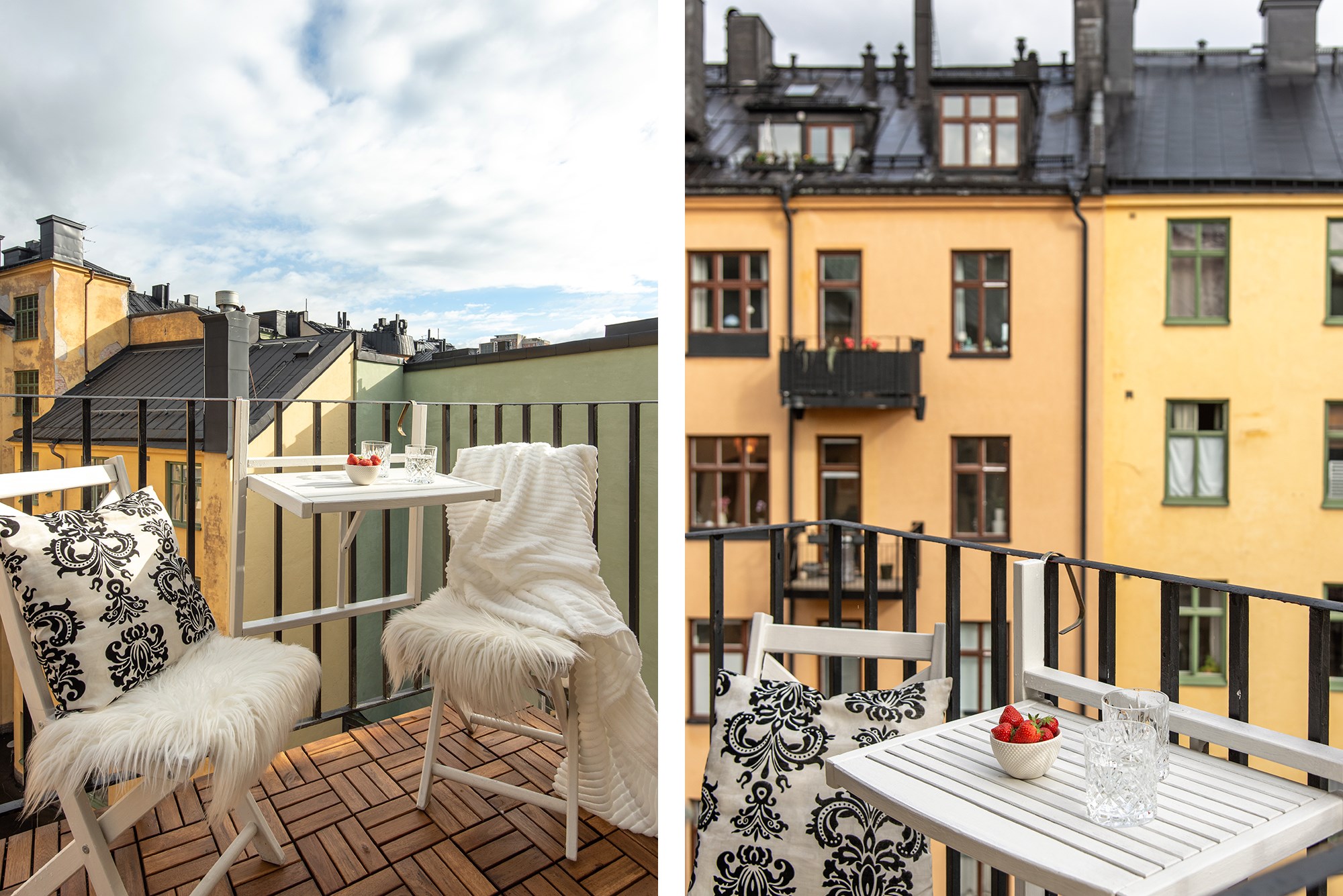 Balkong Roslagsgatan 60, 6 tr