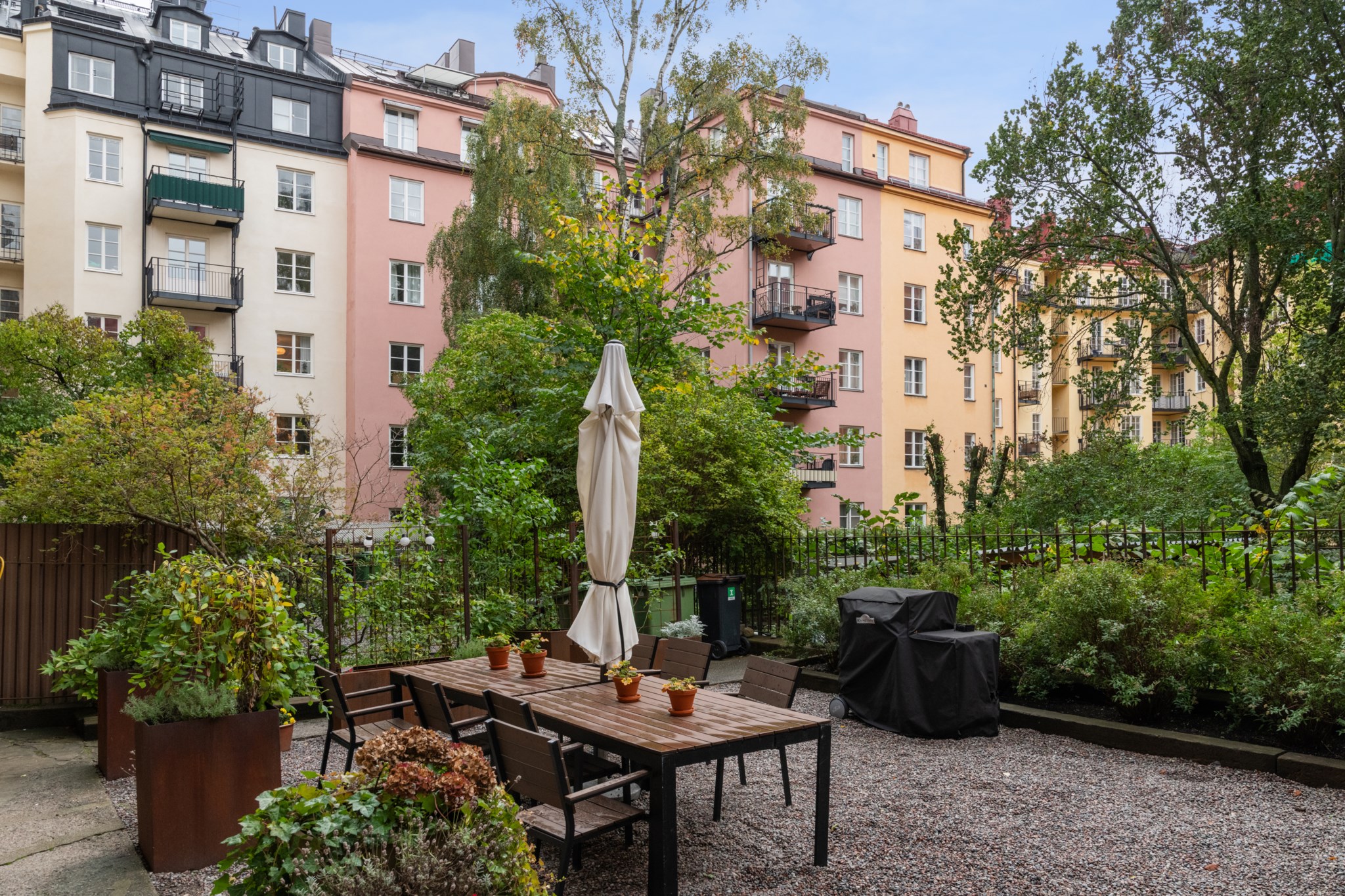 Föreningens mysiga innergård Rörstrandsgatan 23, 3 tr