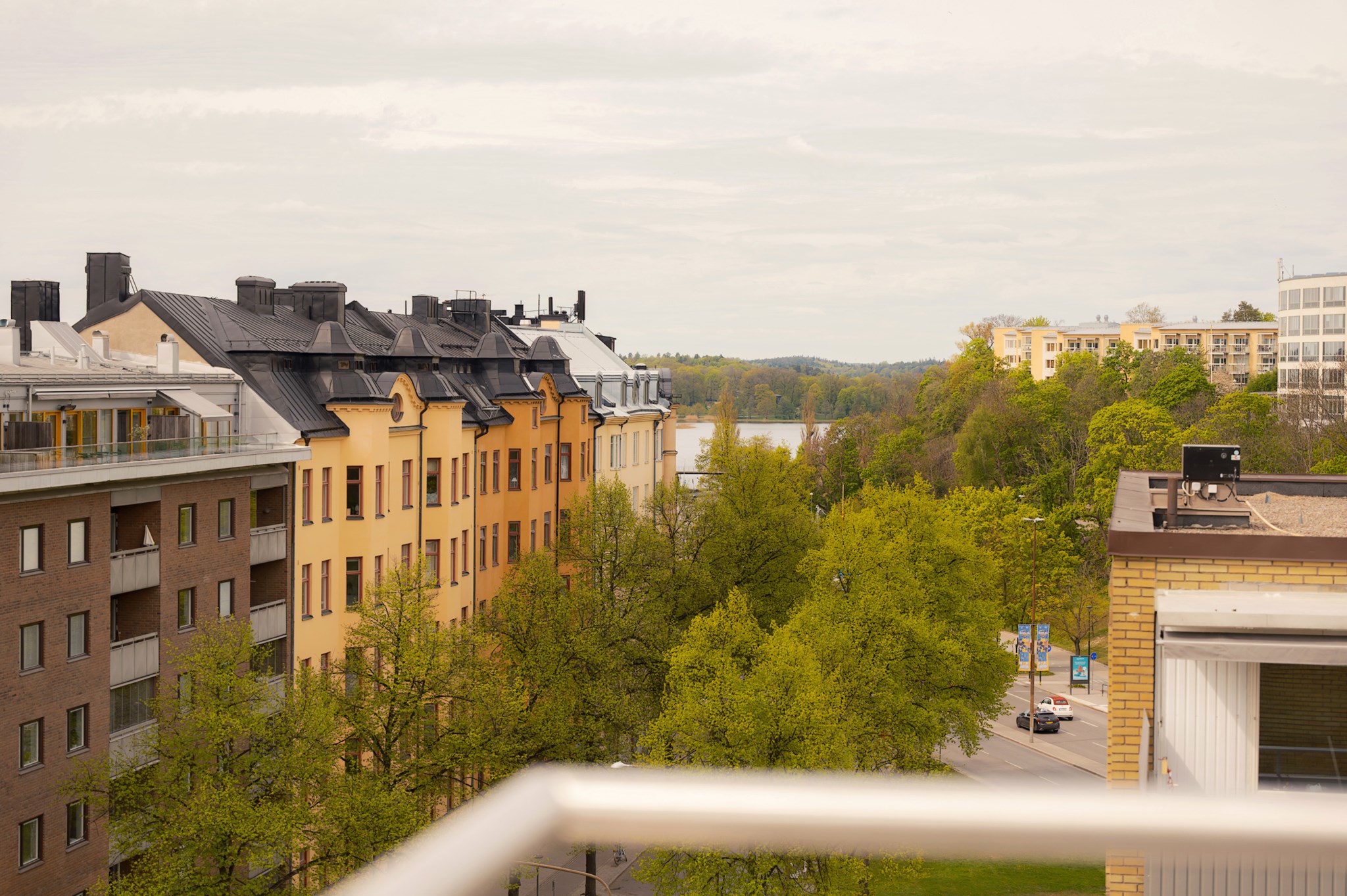 Utsikt mot Brunnsviken Birger Jarlsgatan 122, 7 tr