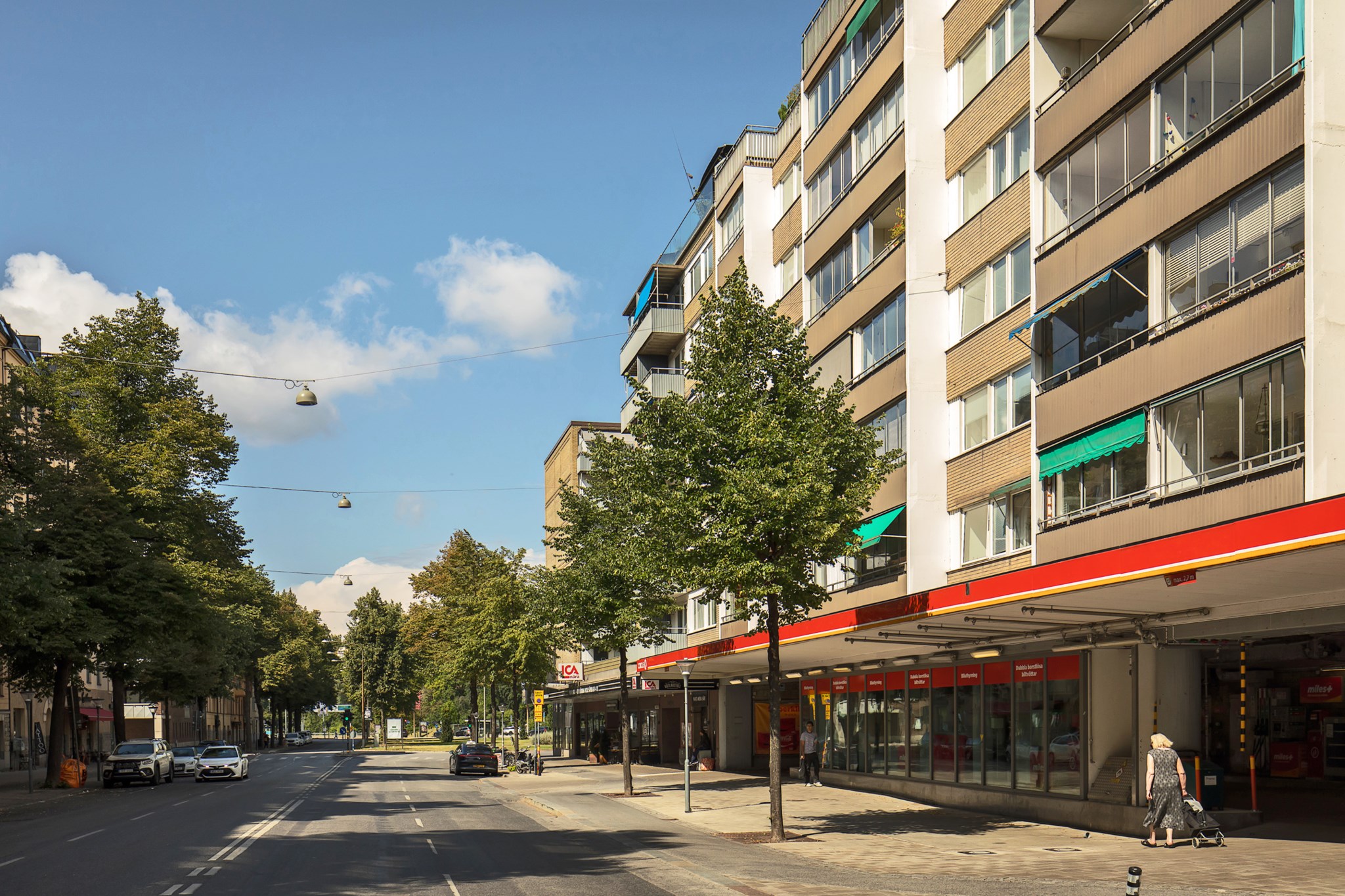 Fasad Birger Jarlsgatan 122, 7 tr