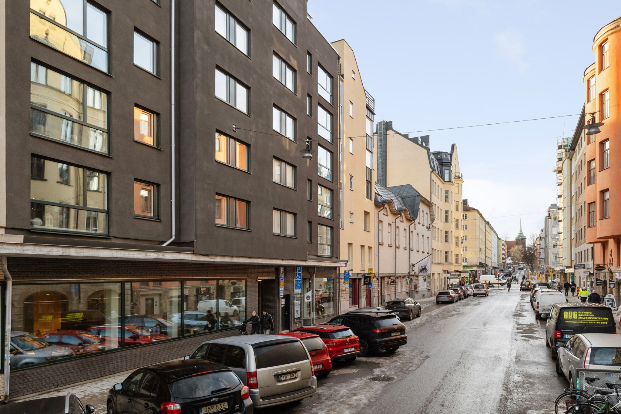 Fasad Blekingegatan 42, 3 tr