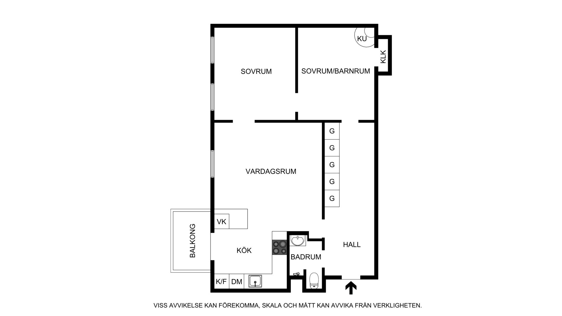 Planritning Valhallavägen 14, 3 tr