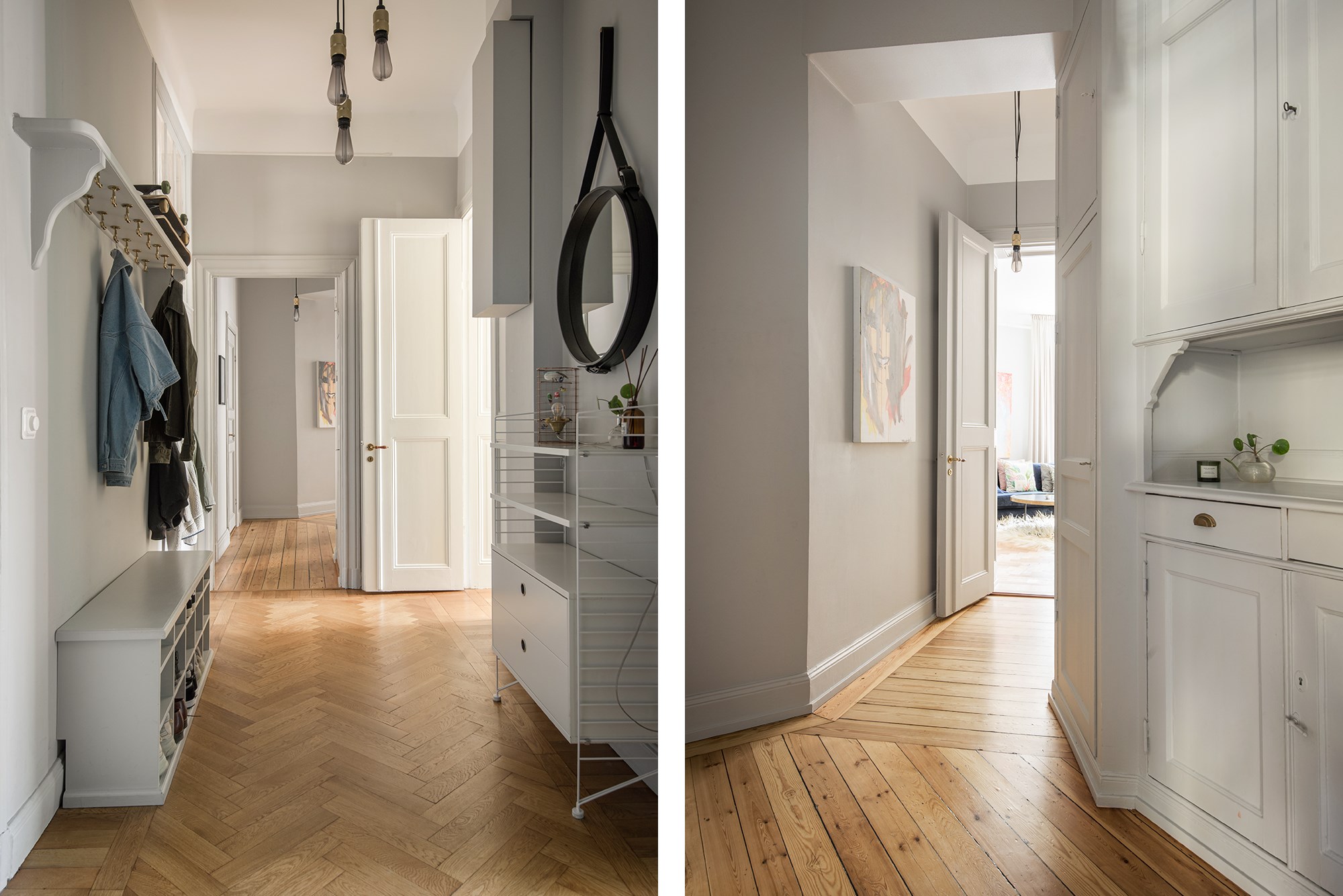Hall - Serveringsgång Birger Jarlsgatan 98, 2 tr