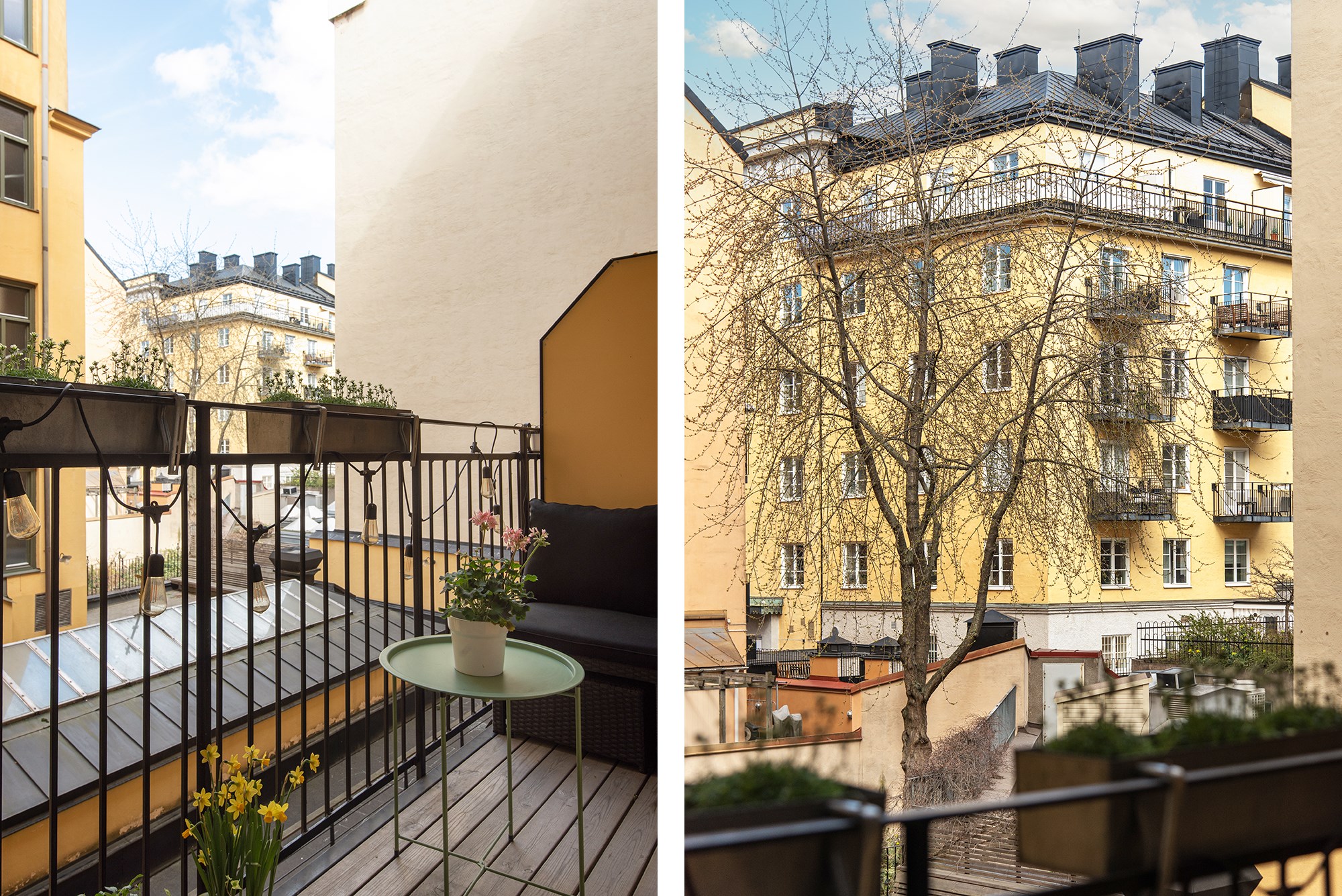 Balkong Birger Jarlsgatan 98, 2 tr