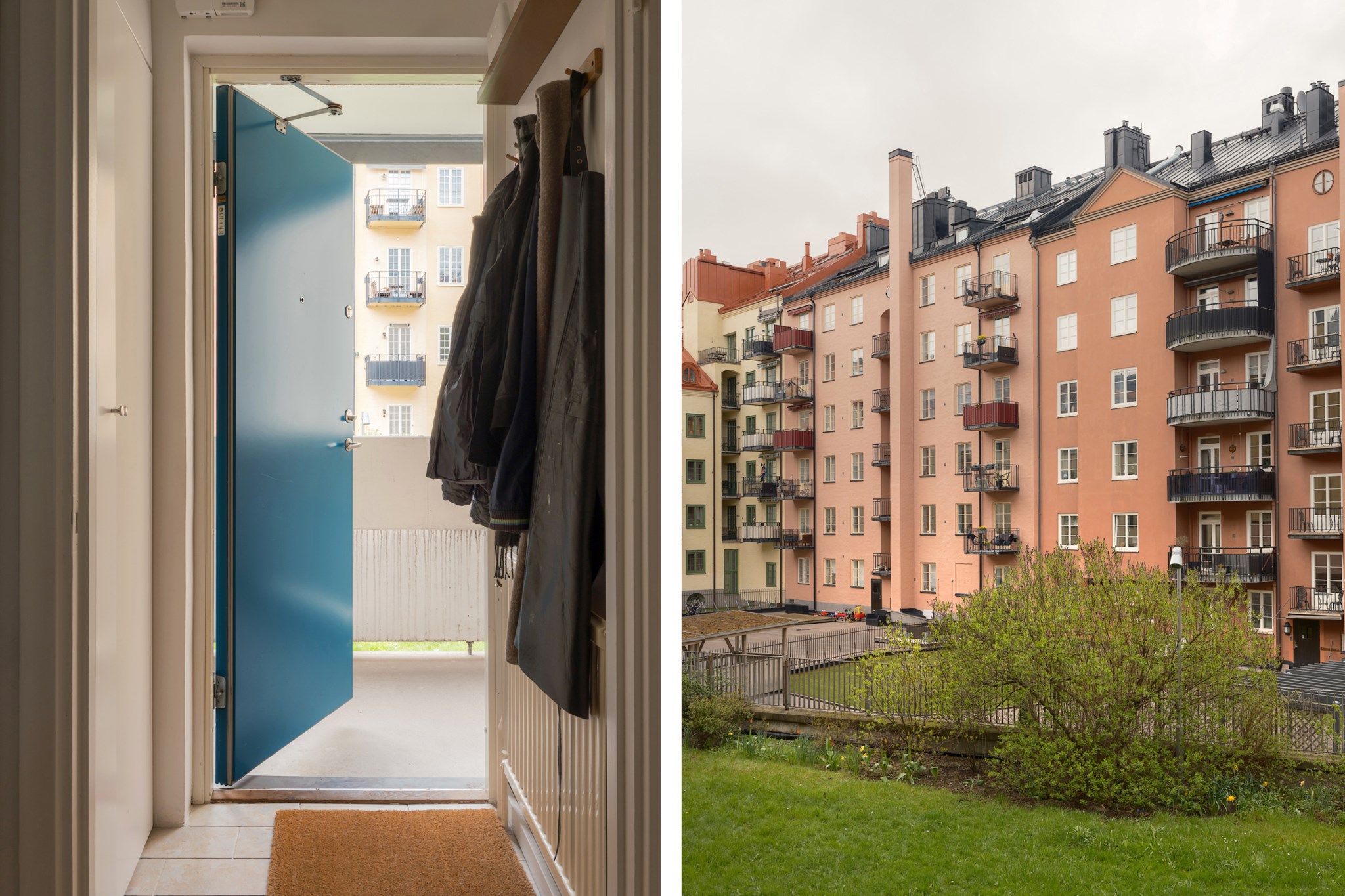 Hall - Utsikt Birkagatan 16C, 1 tr ög