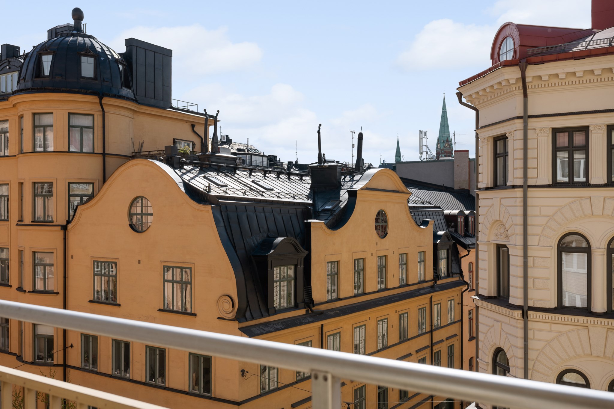 Utsikt balkong Kungstensgatan 28C, 5 tr