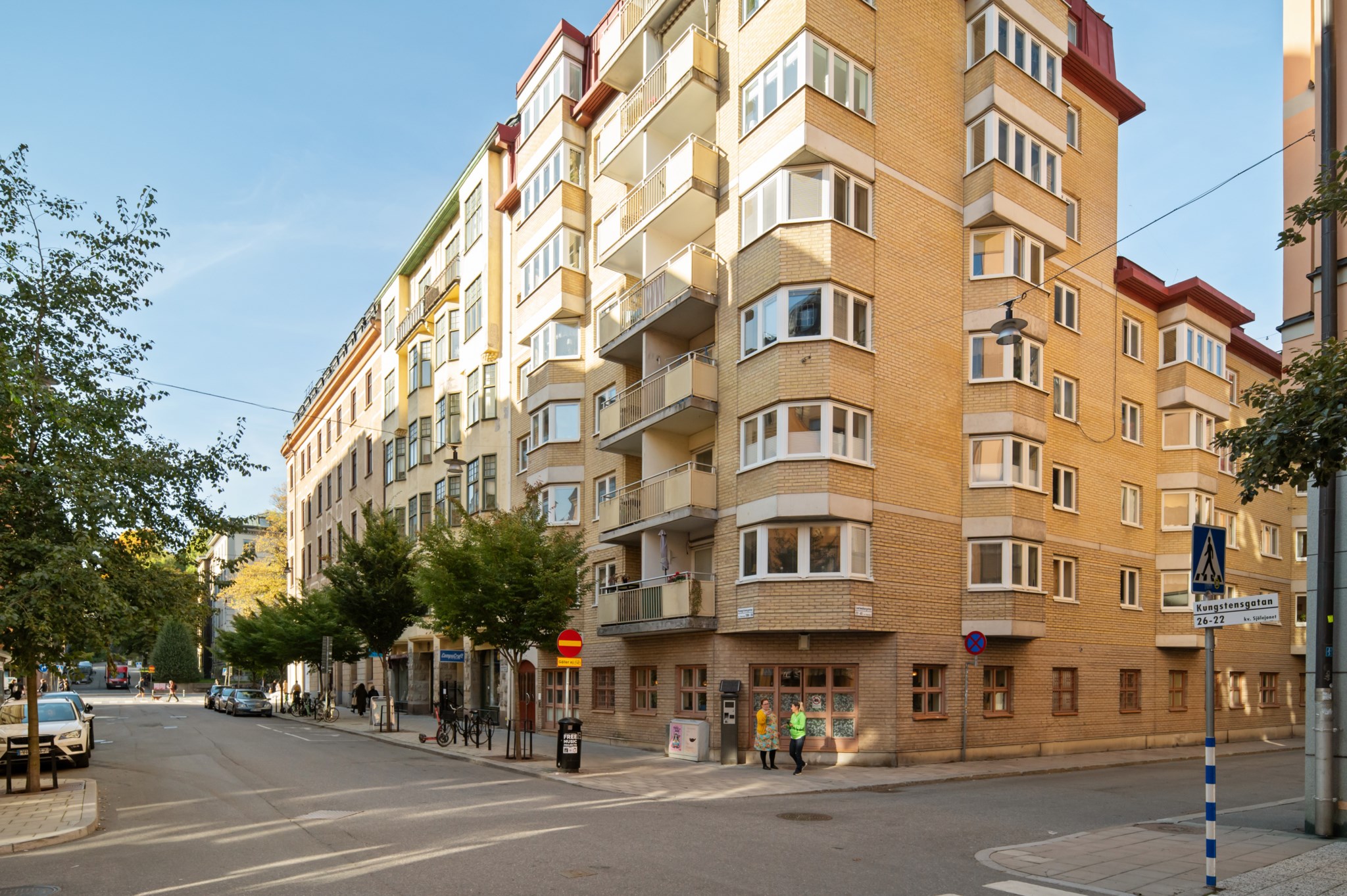 Fasad Kungstensgatan 28C, 5 tr