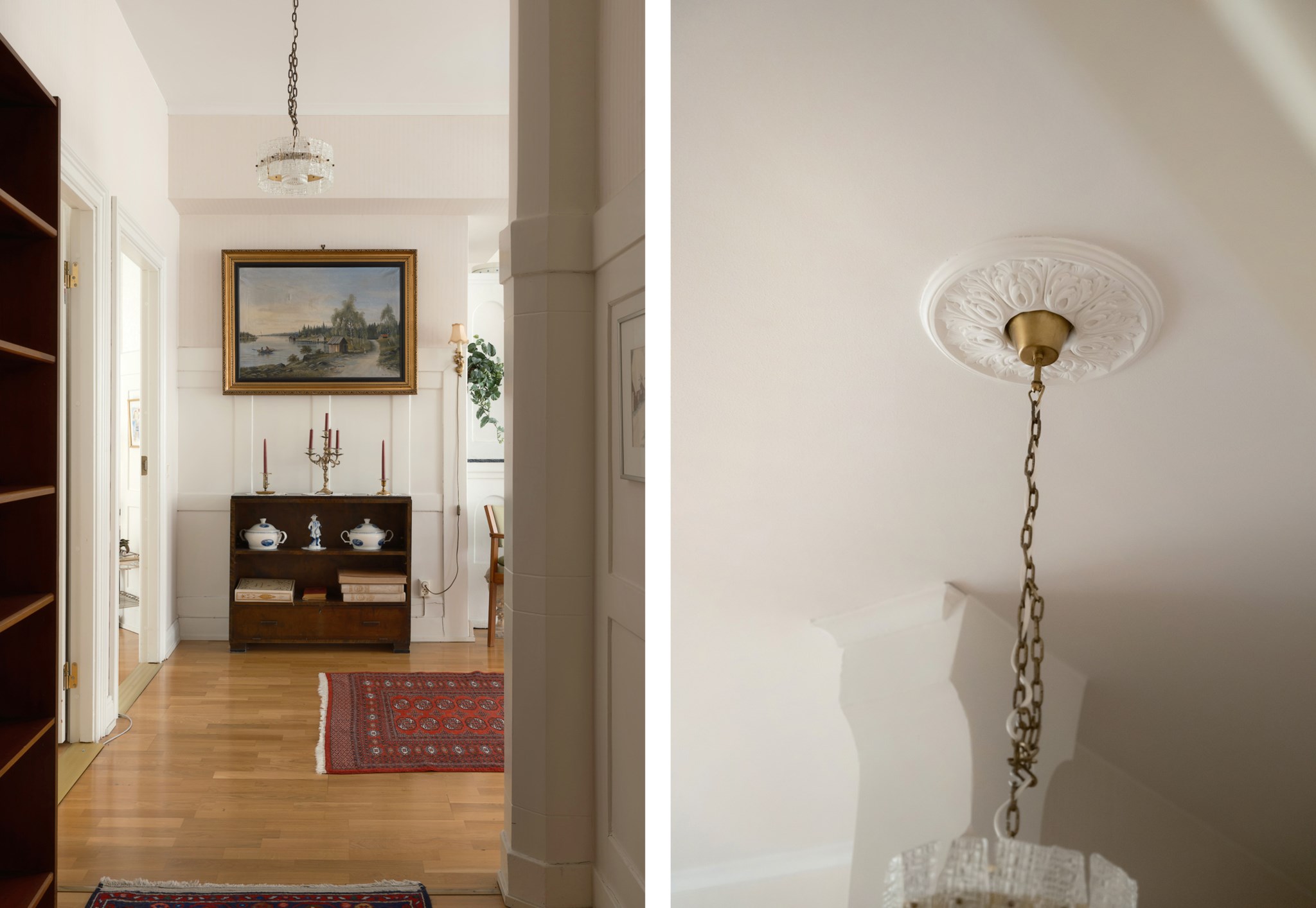 Sällskapsrum - Detalj Tulegatan 5B, 1 tr