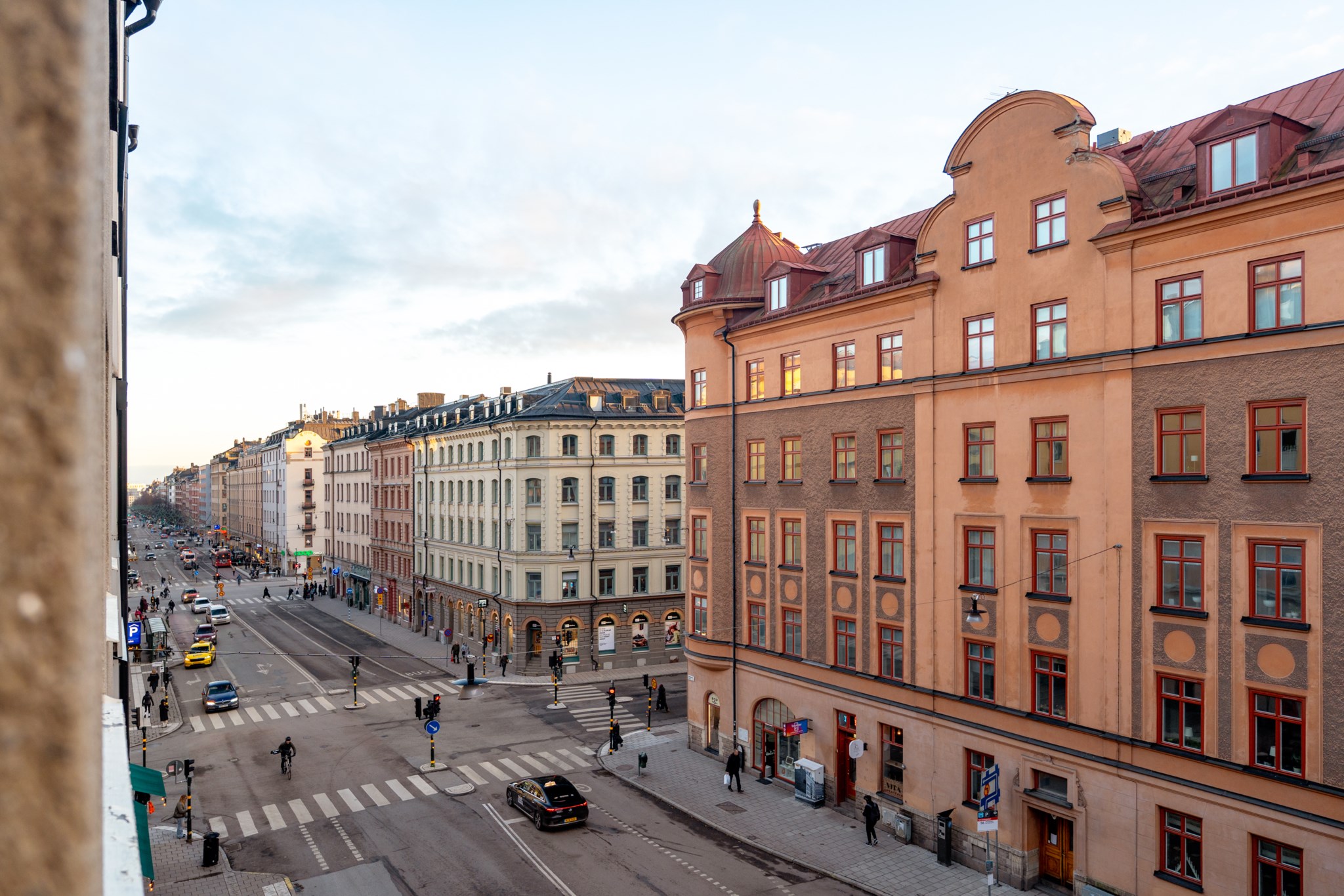 Utsikt från fönster Fleminggatan 56, 4 tr