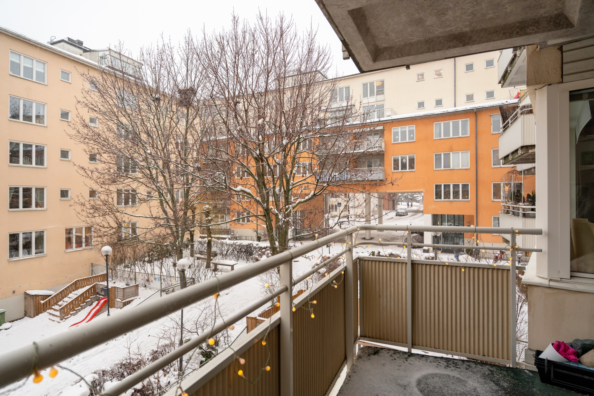 Balkong med många soltimmar Starrängsringen 59, 2 tr