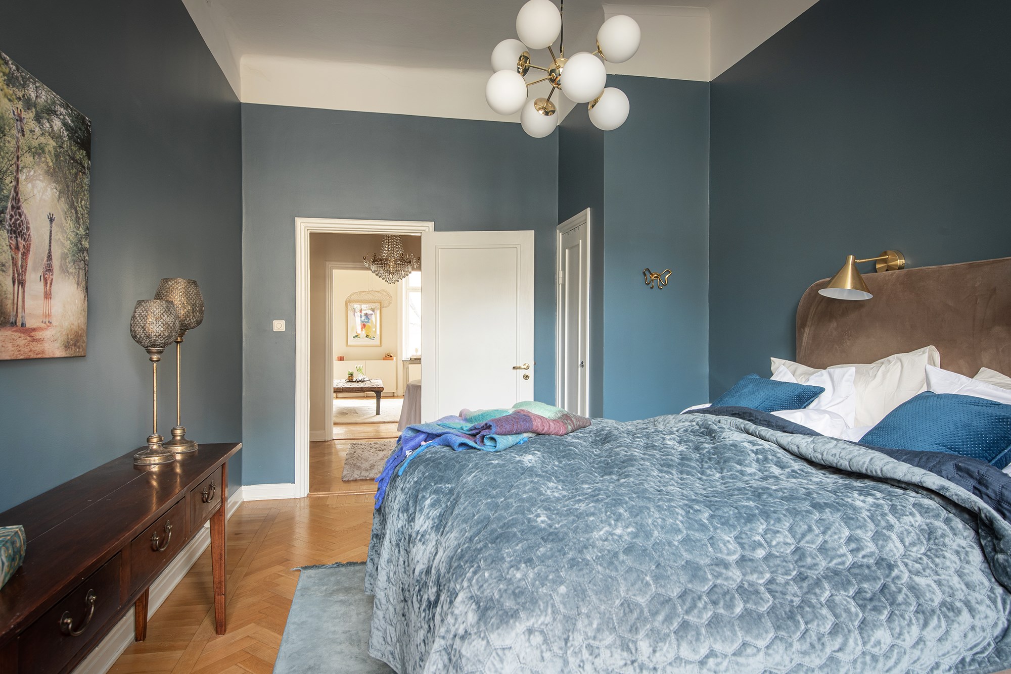 Master bedroom Karlavägen 73, 2 tr