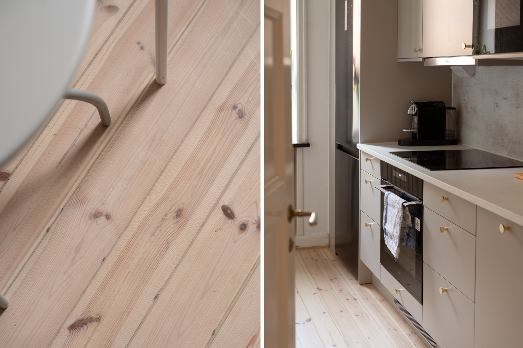 Vackert trägolv - Fullutrustat kök med diskmaskin Pontonjärgatan 18