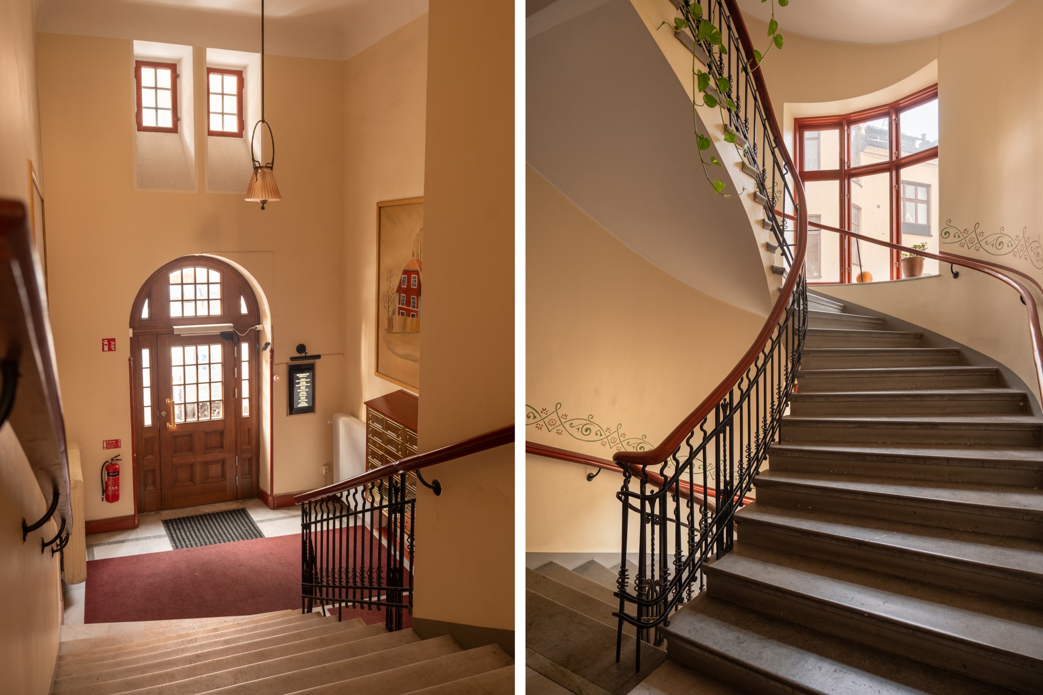 Entré - Trapphus Roslagsgatan 62, vån 4