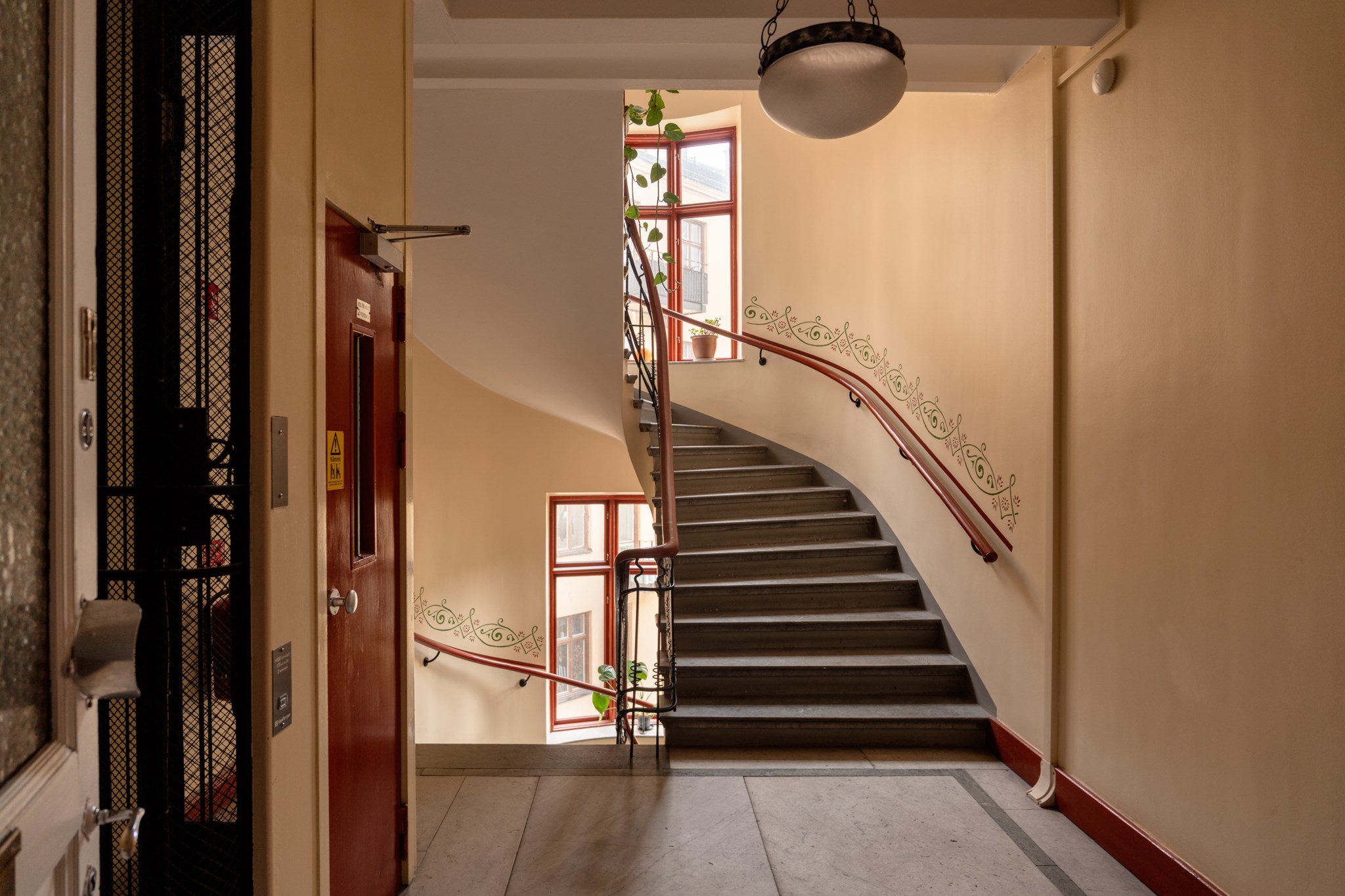 Hiss - Trapphus Roslagsgatan 62, vån 4