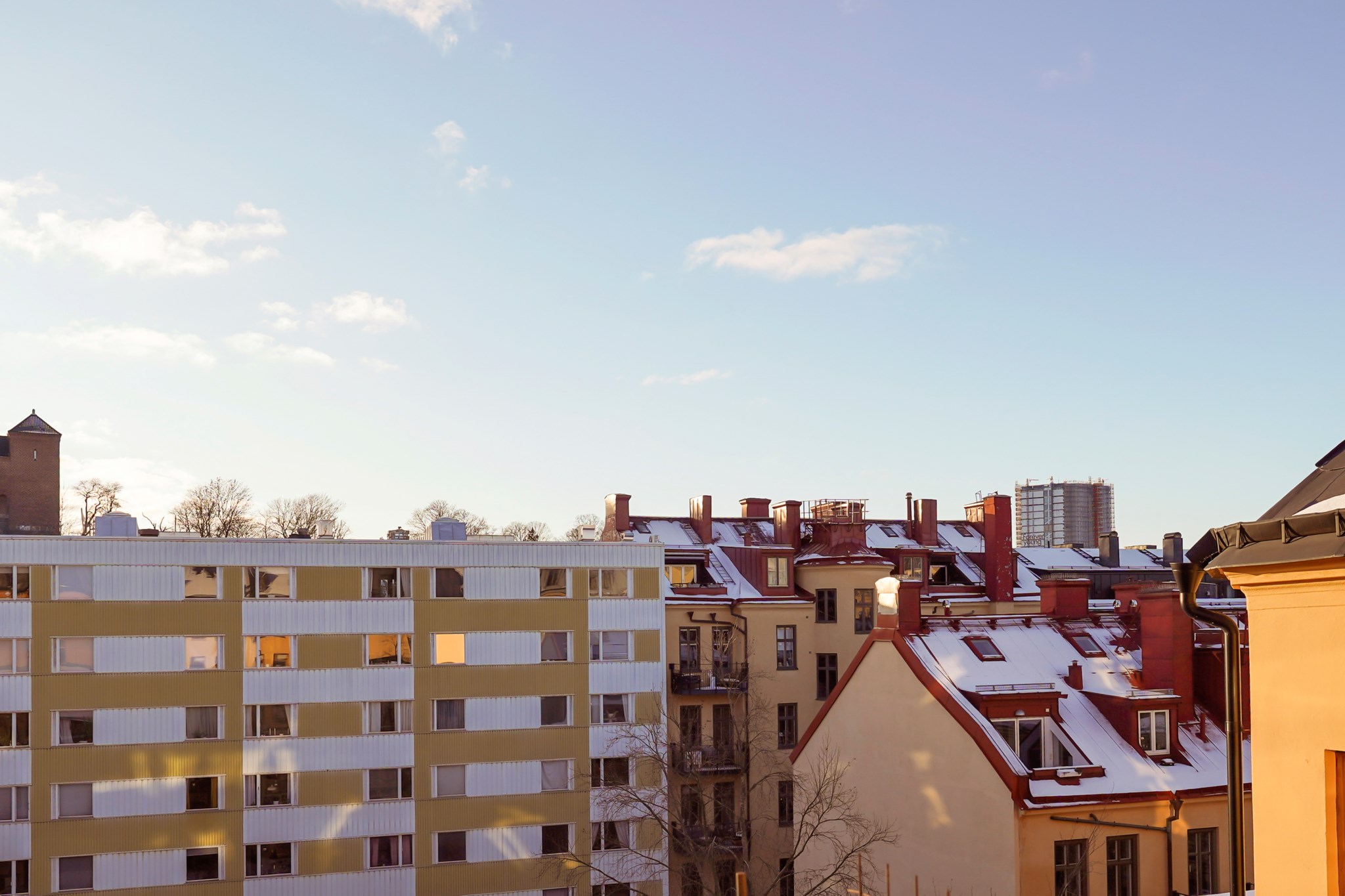 Utsikt balkong Birger Jarlsgatan 119, 5 tr