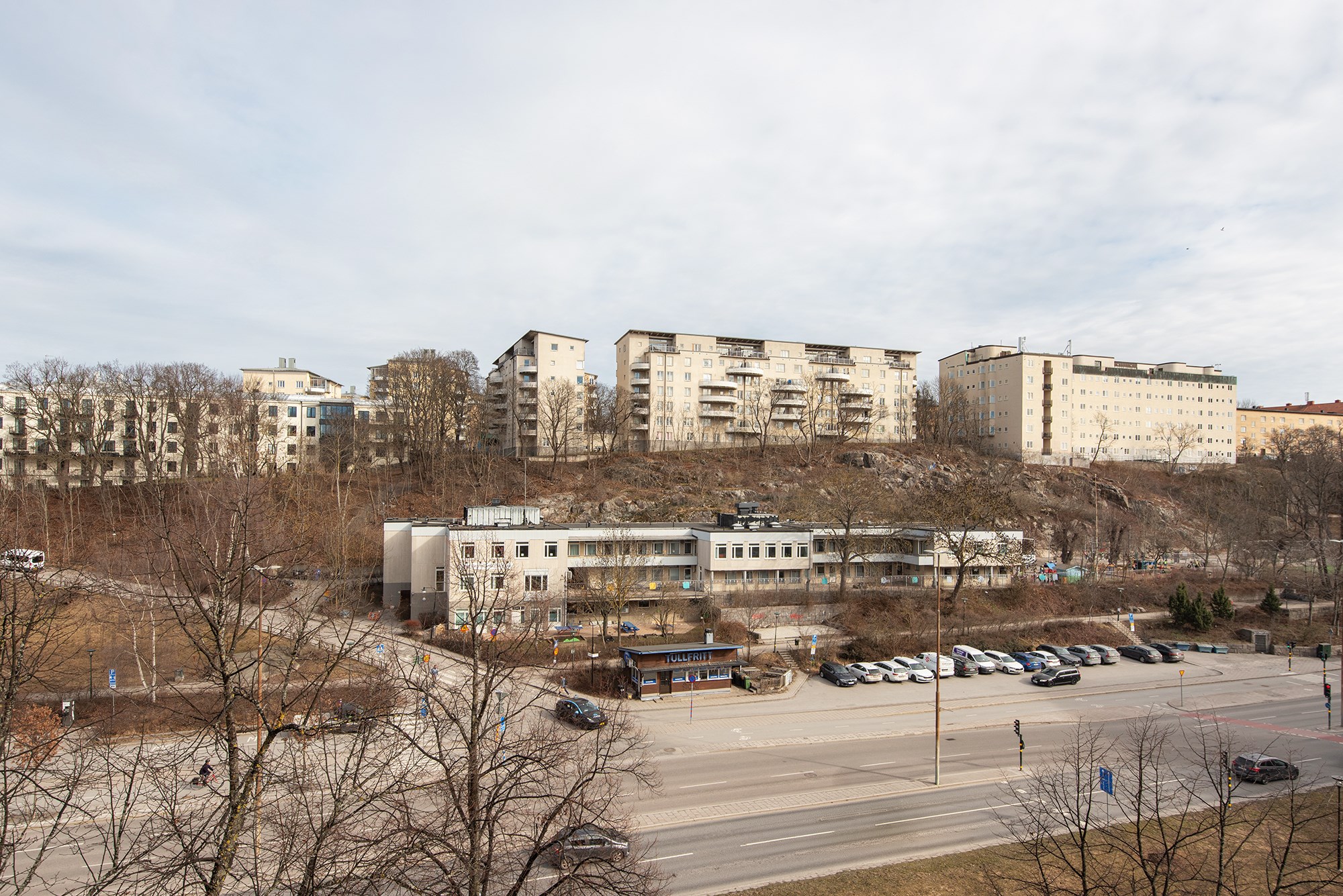 Utsikt från burspråk Birger Jarlsgatan 119, 5 tr