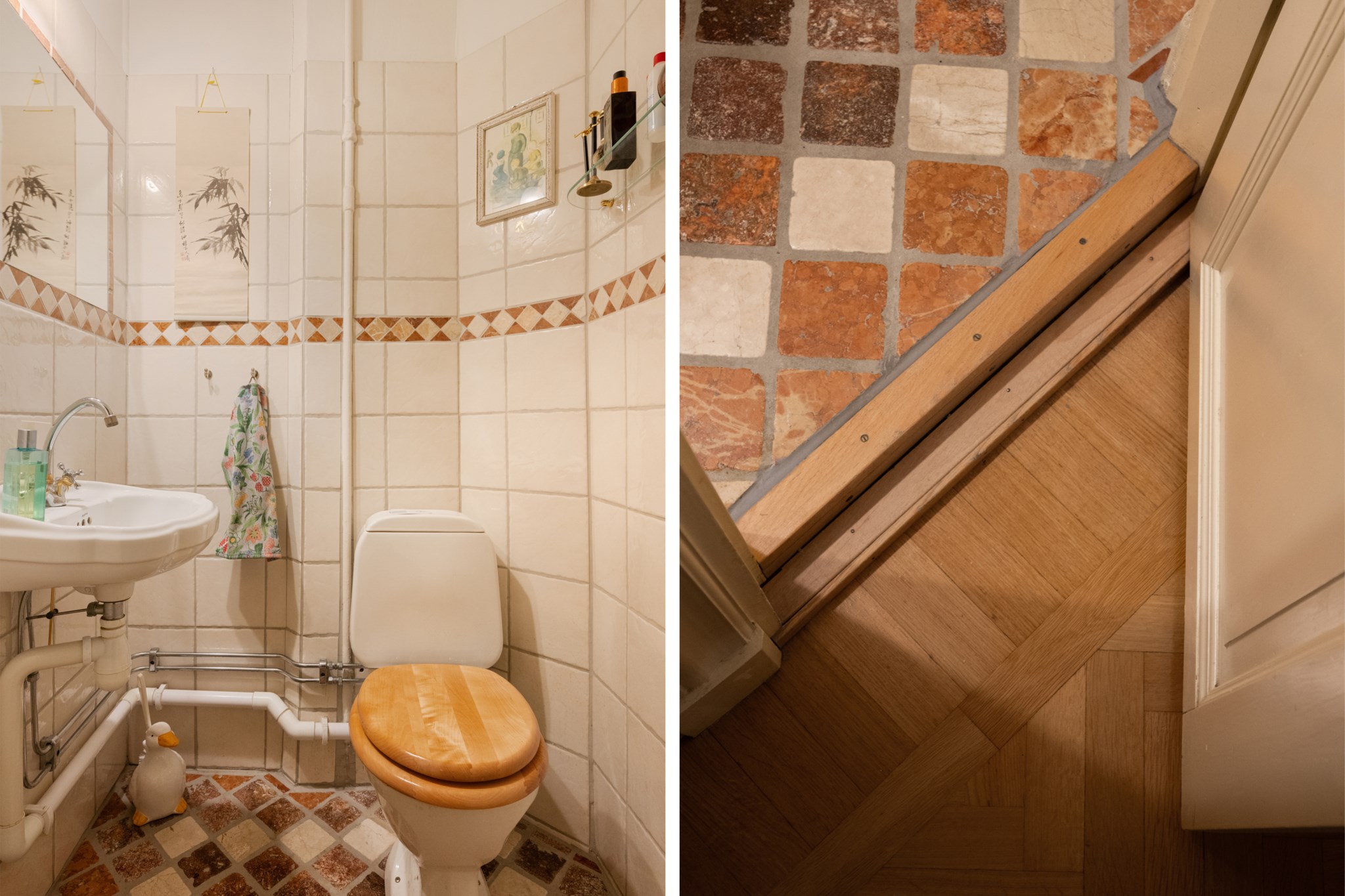 Gäst WC - Detalj Surbrunnsgatan 7, 3 tr