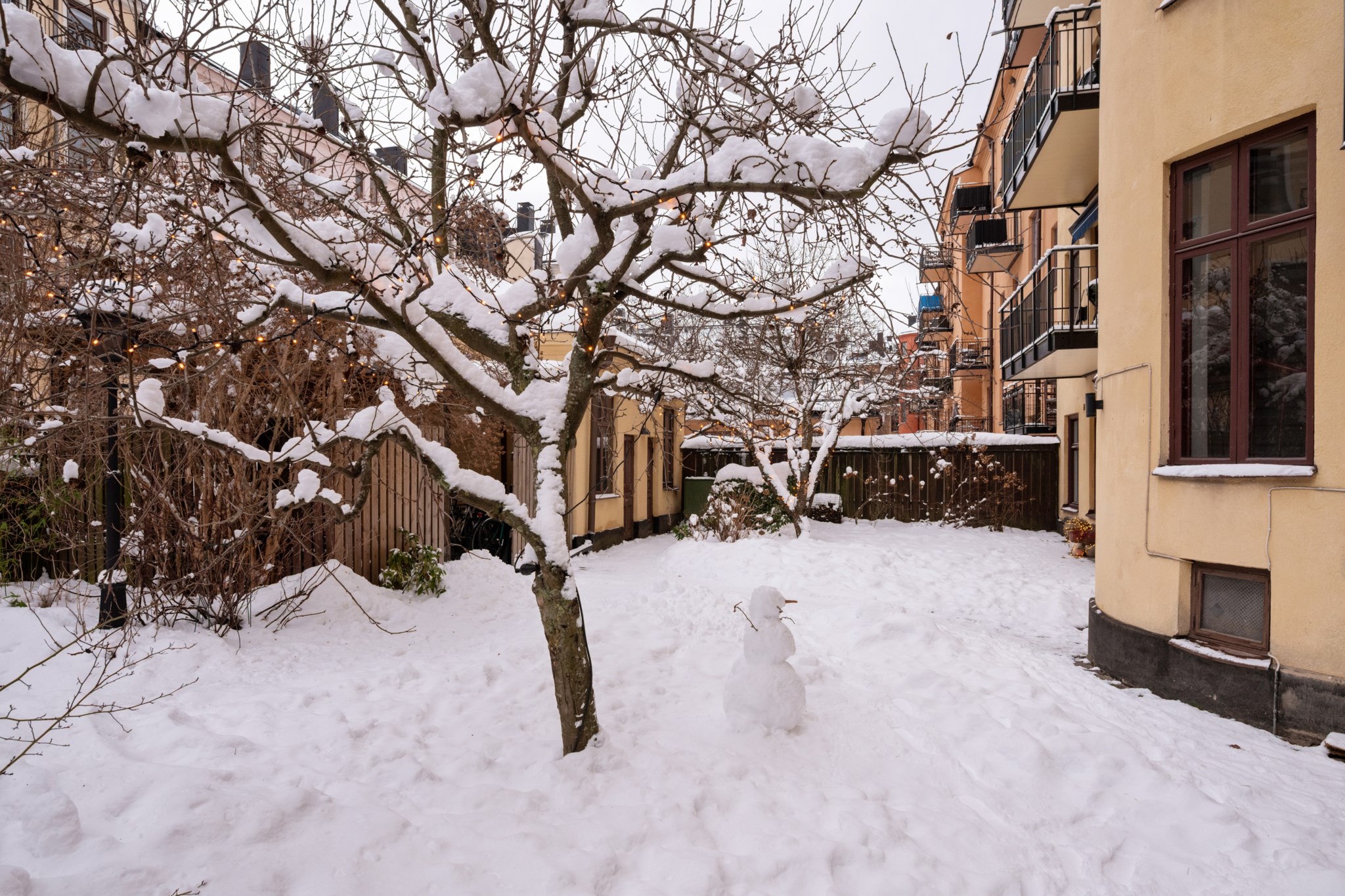 Föreningens innergård Surbrunnsgatan 7, 3 tr