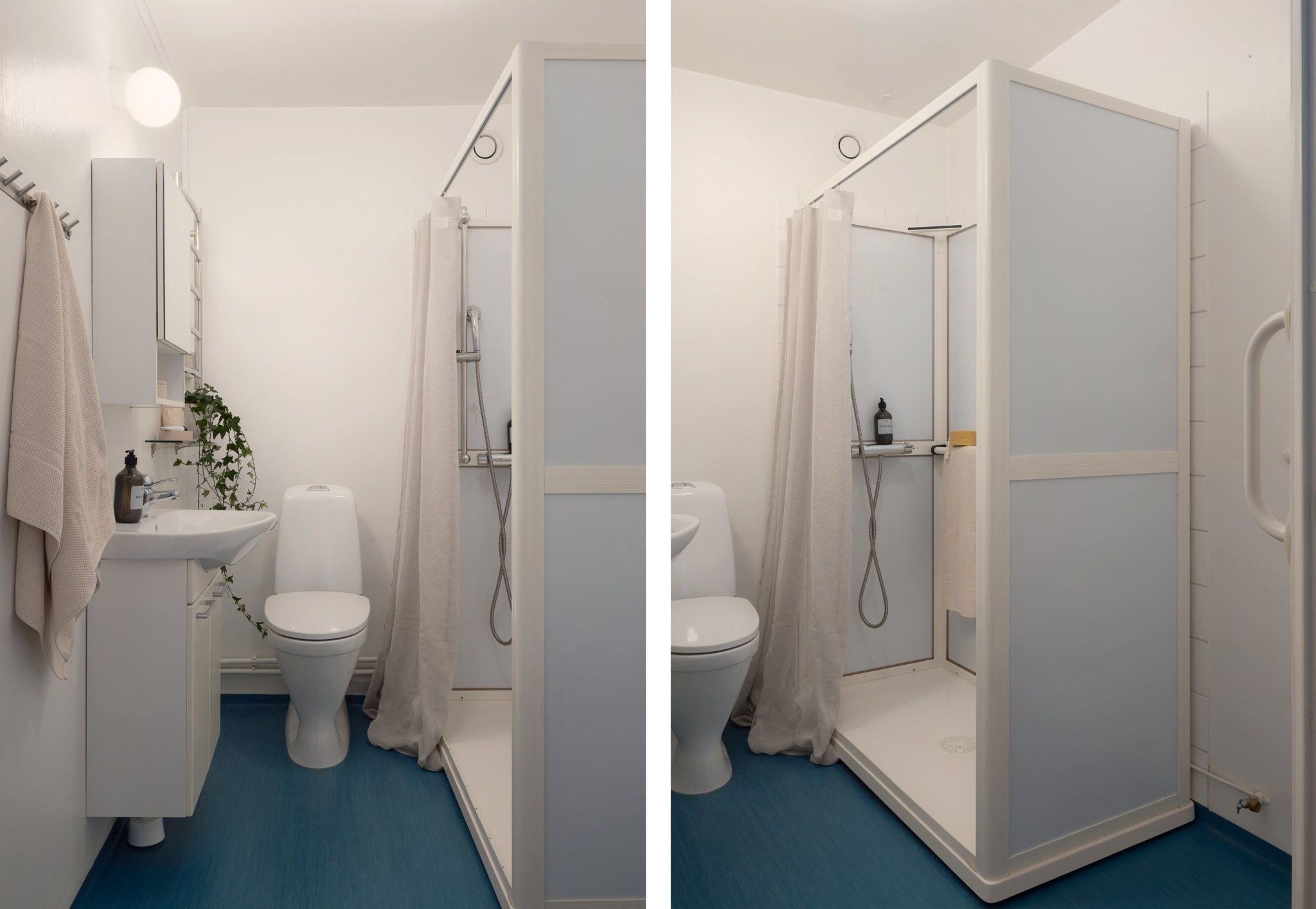 Rymligt och välhållet badrum Karlaplan 15B, 4 tr