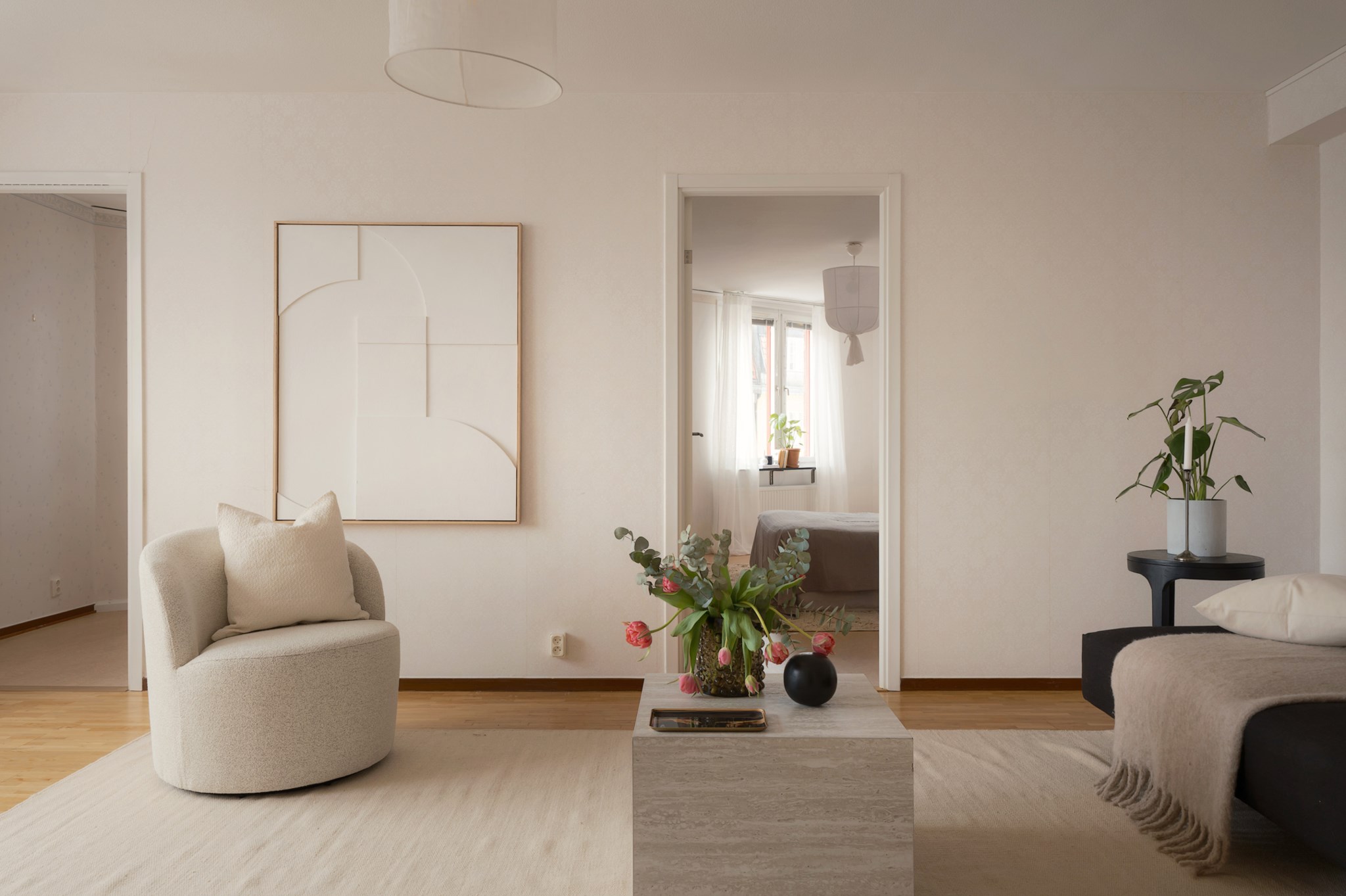 Sällskapsrum Karlaplan 15B, 4 tr