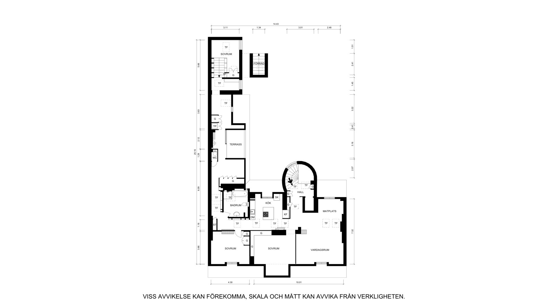 Alternativ planritning Sibyllegatan 14