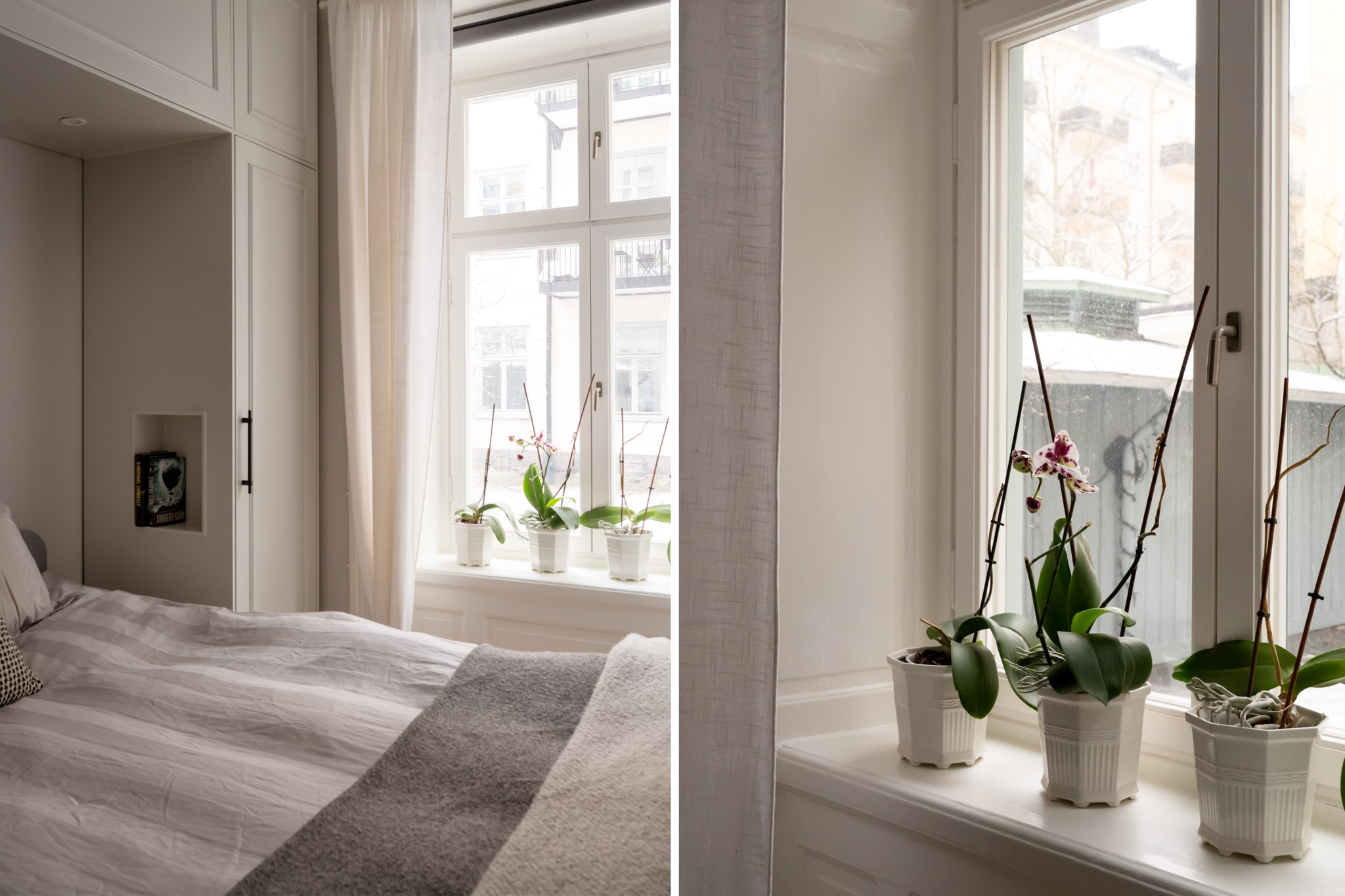 Sovrum med vackert fönster Teknologgatan 7C