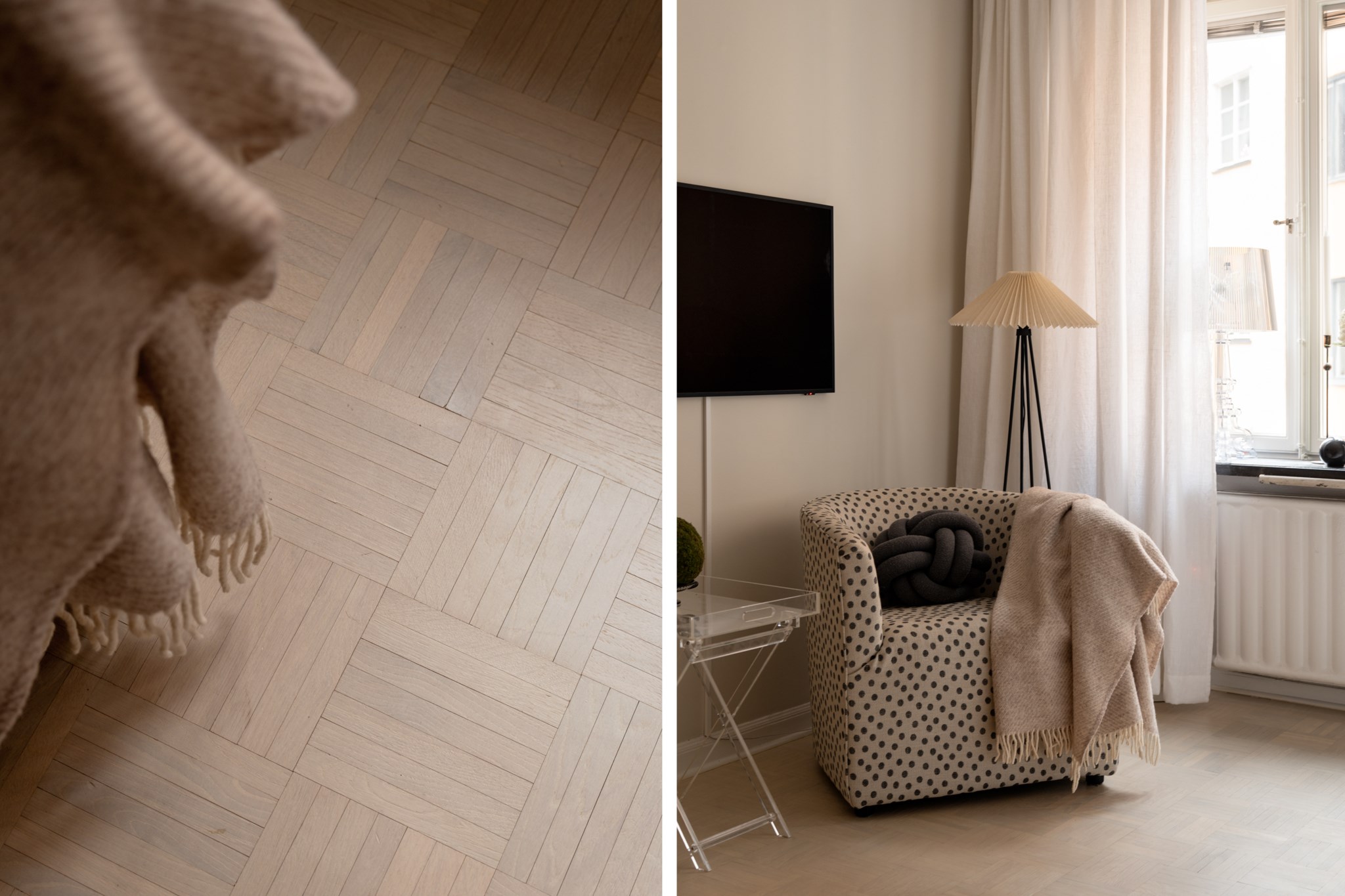 Fint trägolv - Detaljbild Alströmergatan 51, 2tr