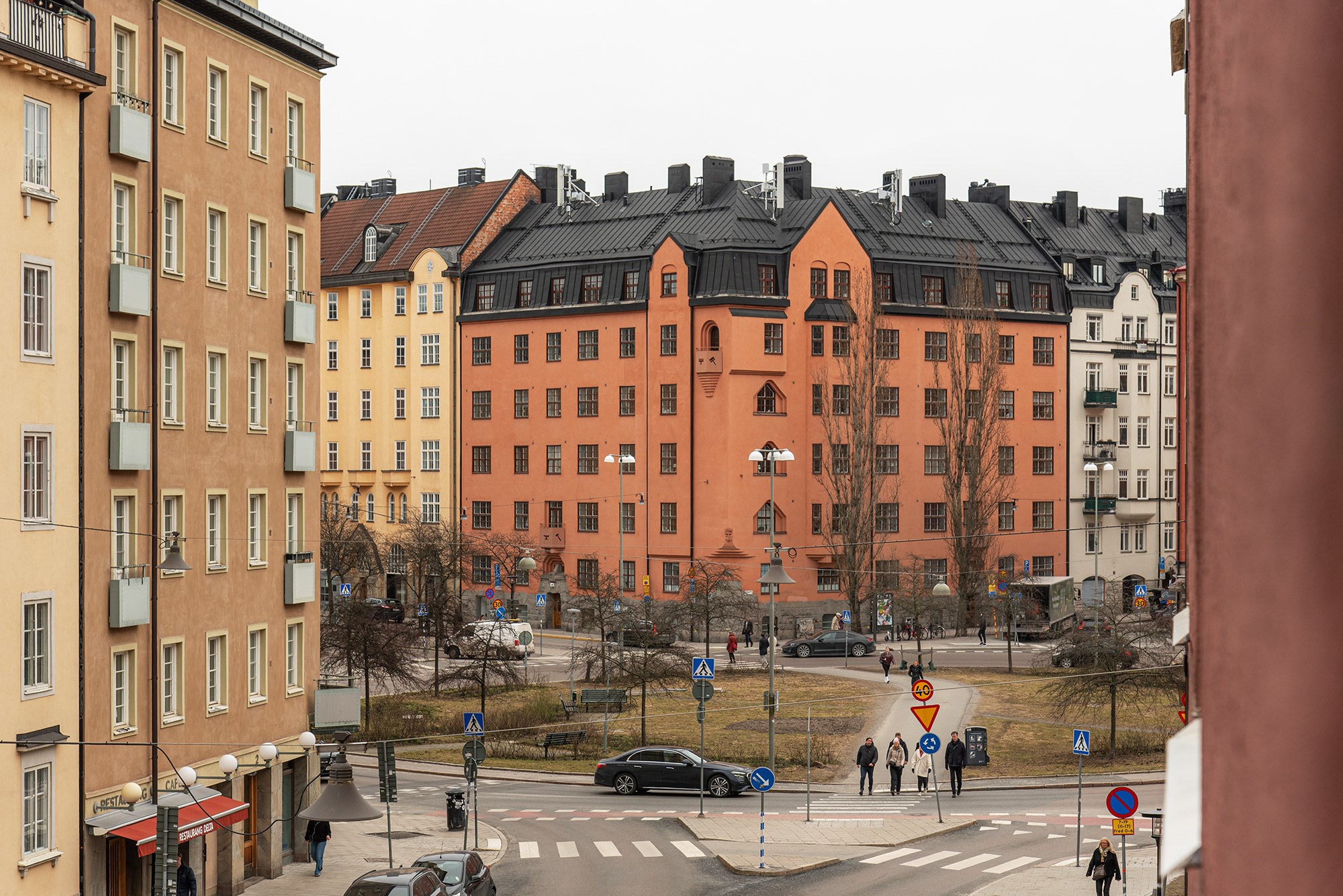 Utsikt Gävlegatan 3, 3 tr