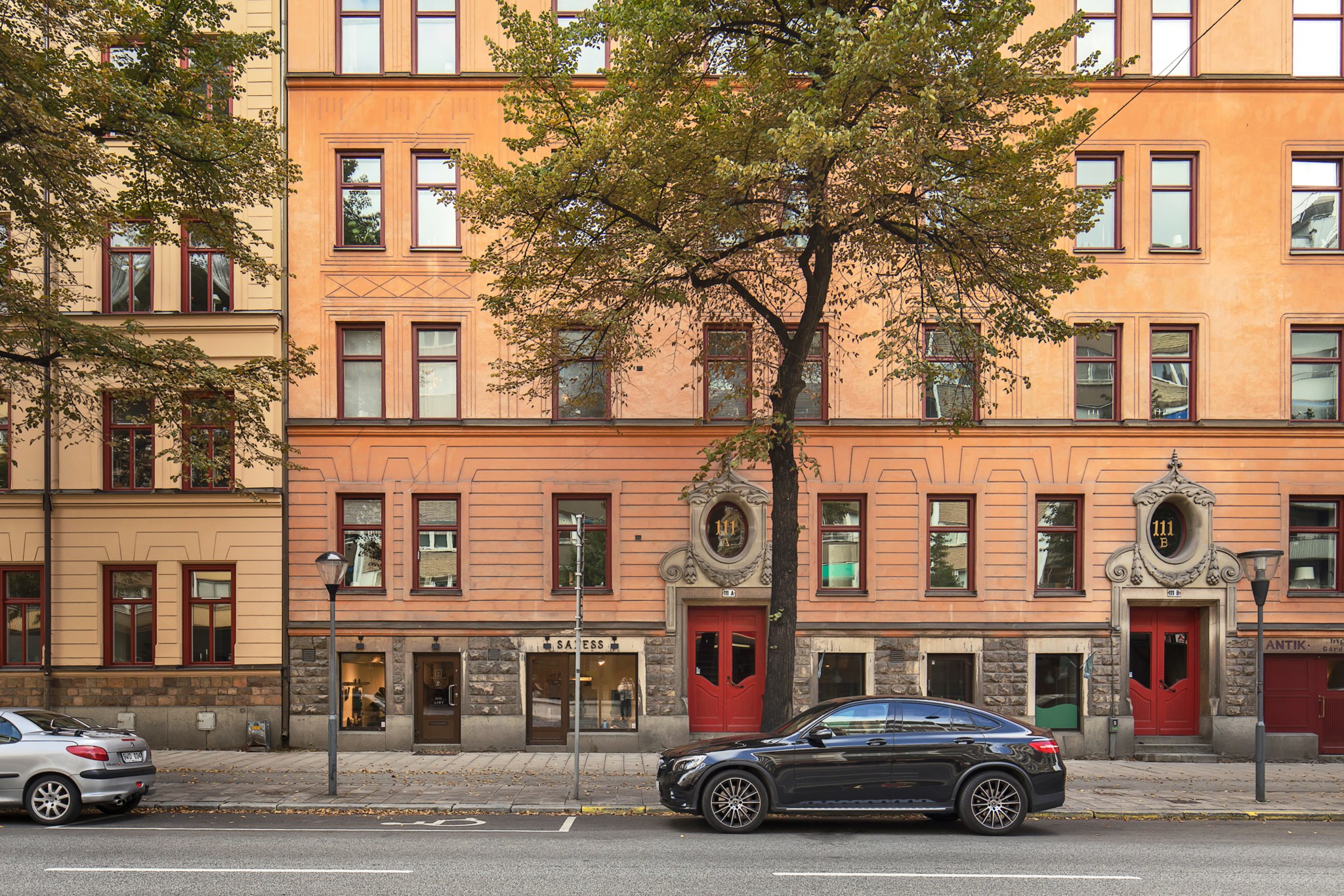 Fasad Birger Jarlsgatan 111A