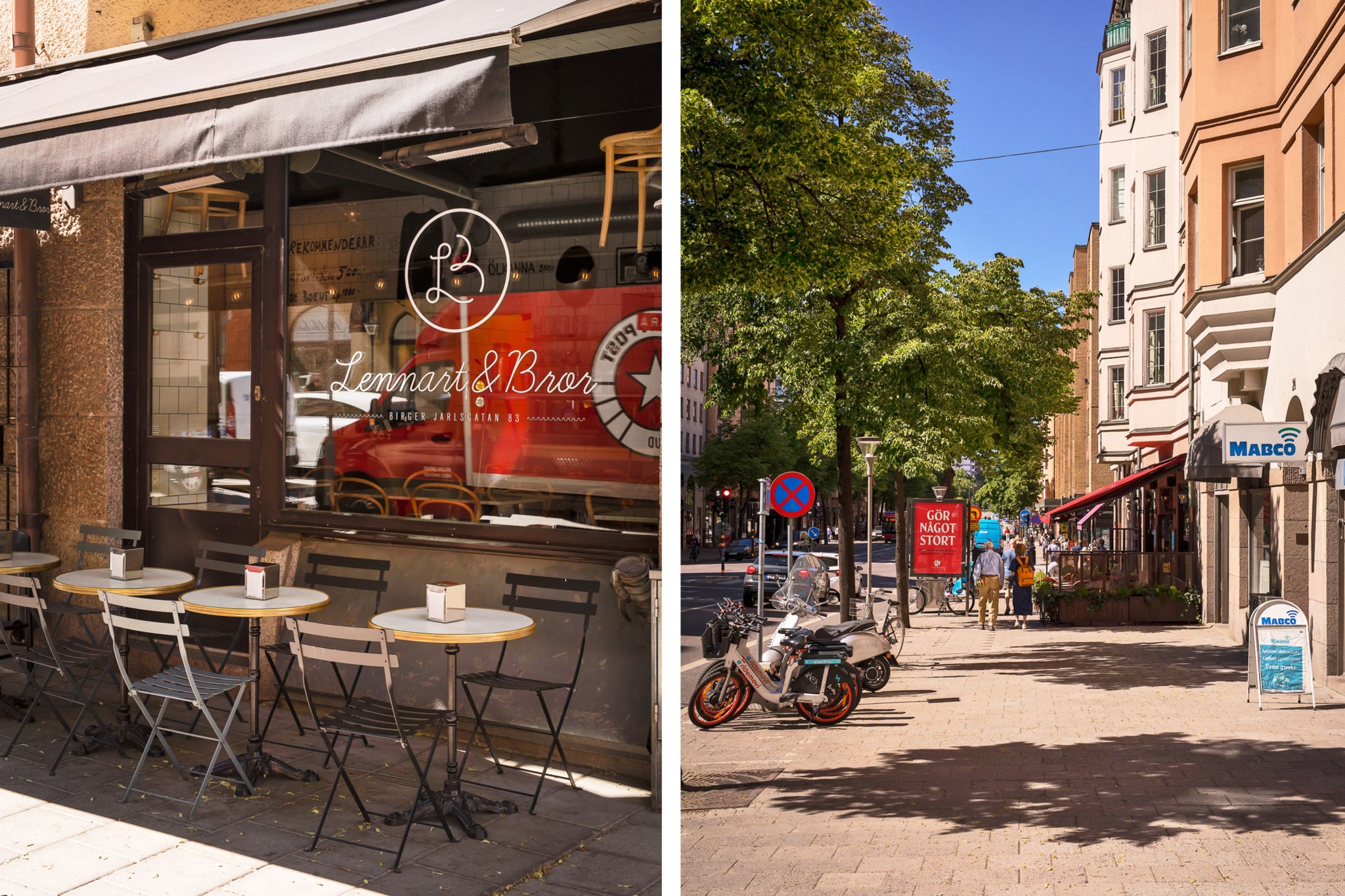 Rikt utbud av restauranger i närheten Birger Jarlsgatan 111A